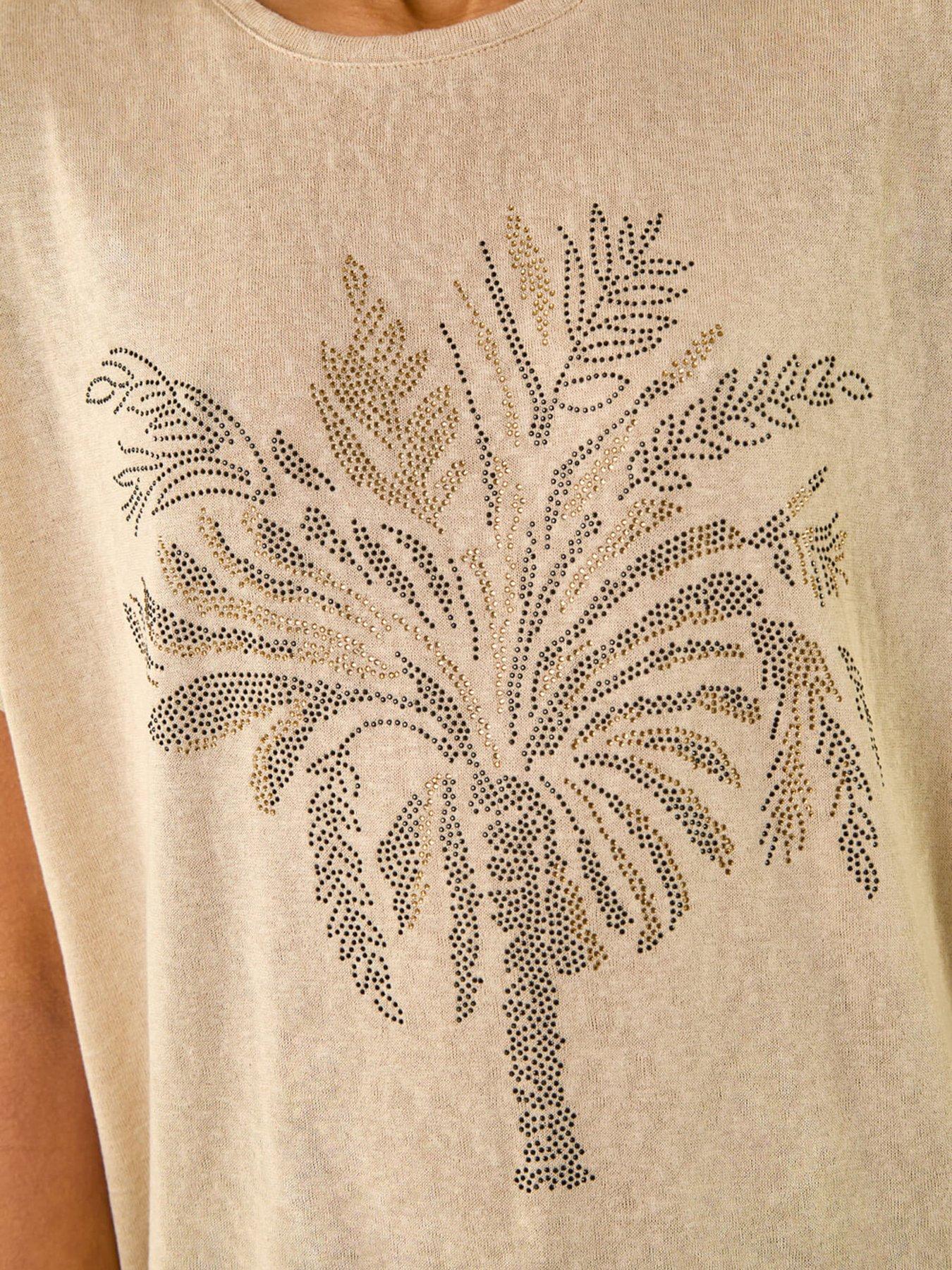 Image 5 of 5 of Roman Embellished Detail Top