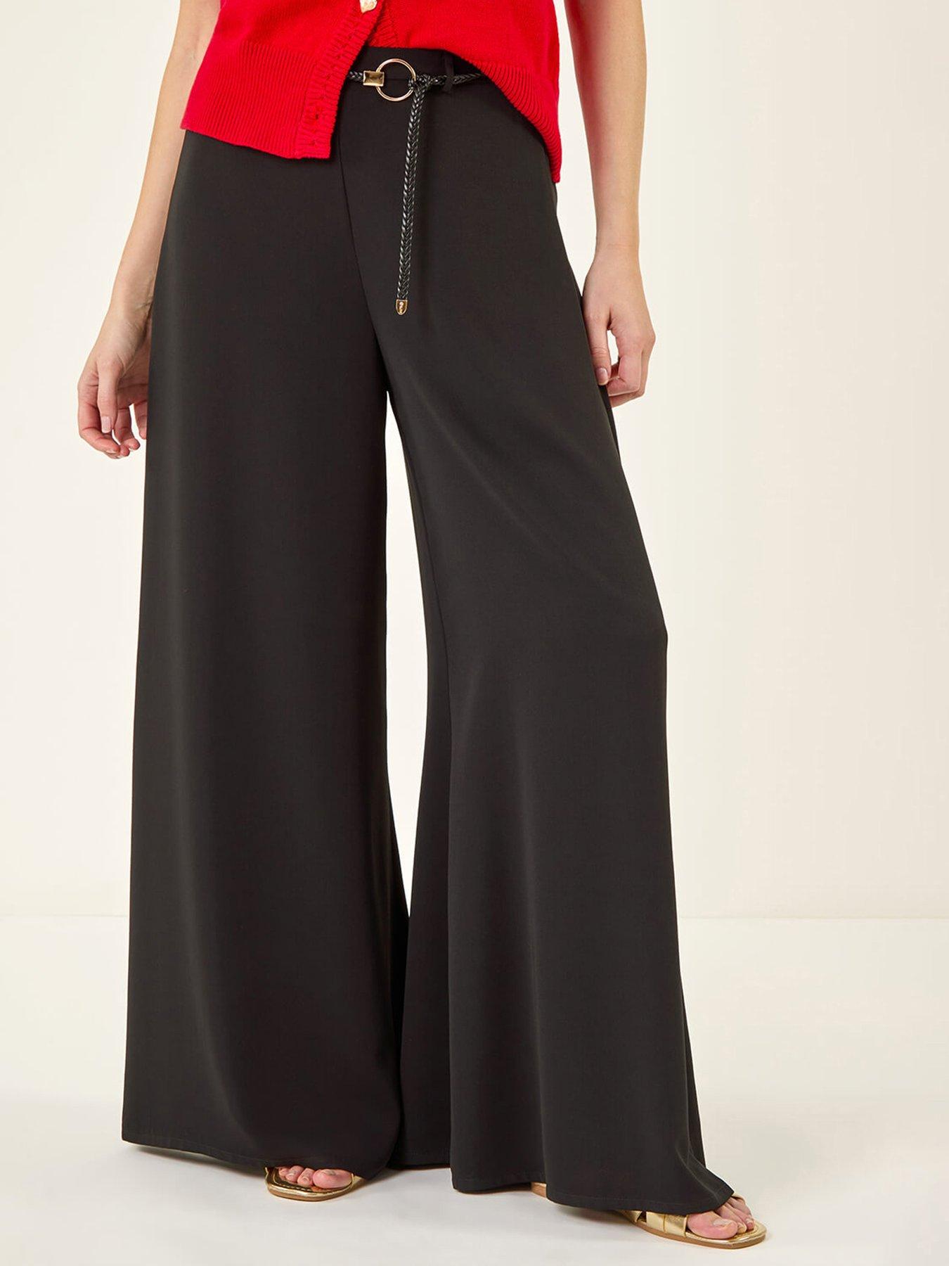 Image 1 of 5 of Roman Wide Leg Tie Trouser
