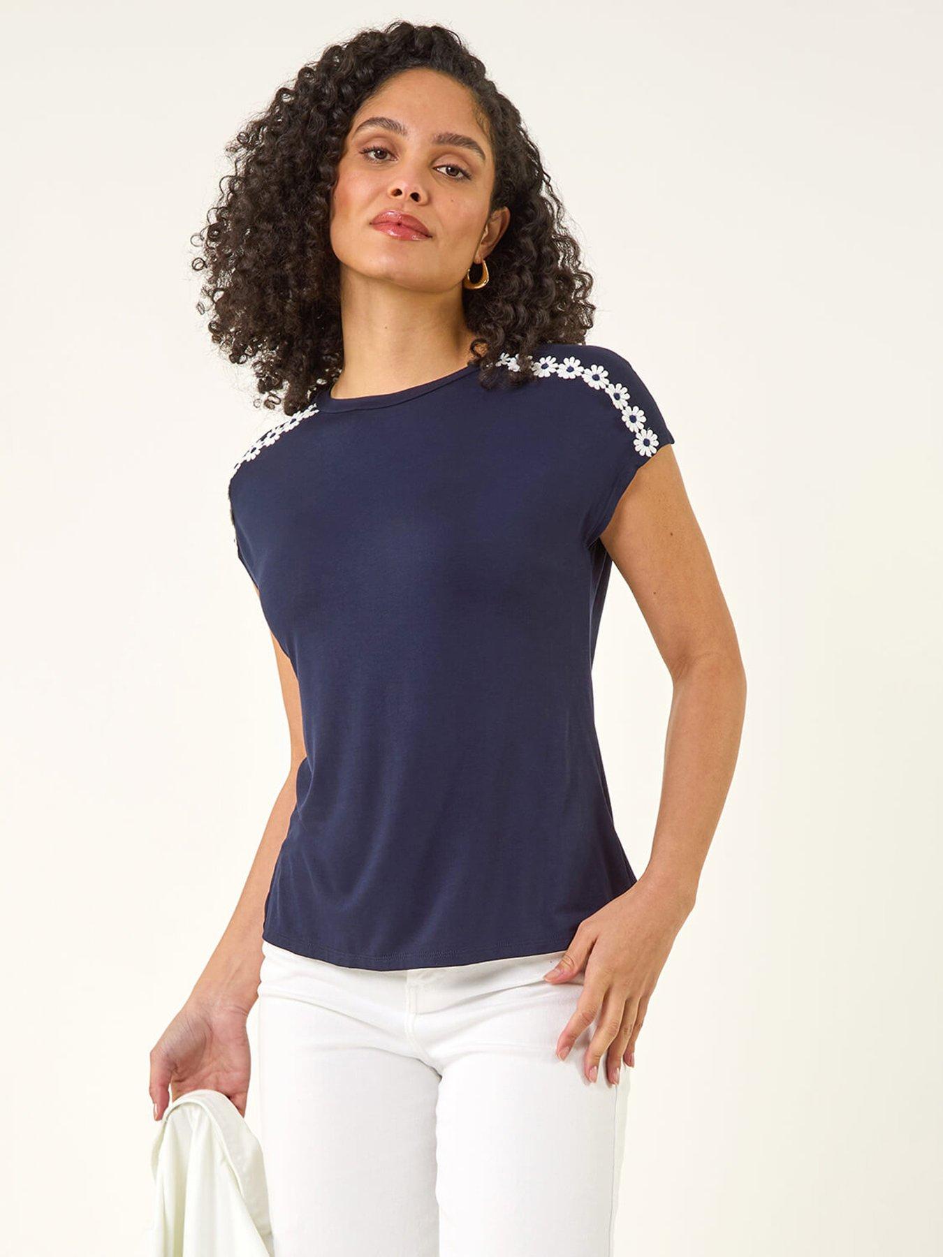  image of roman-daisy-shoulder-trim-top