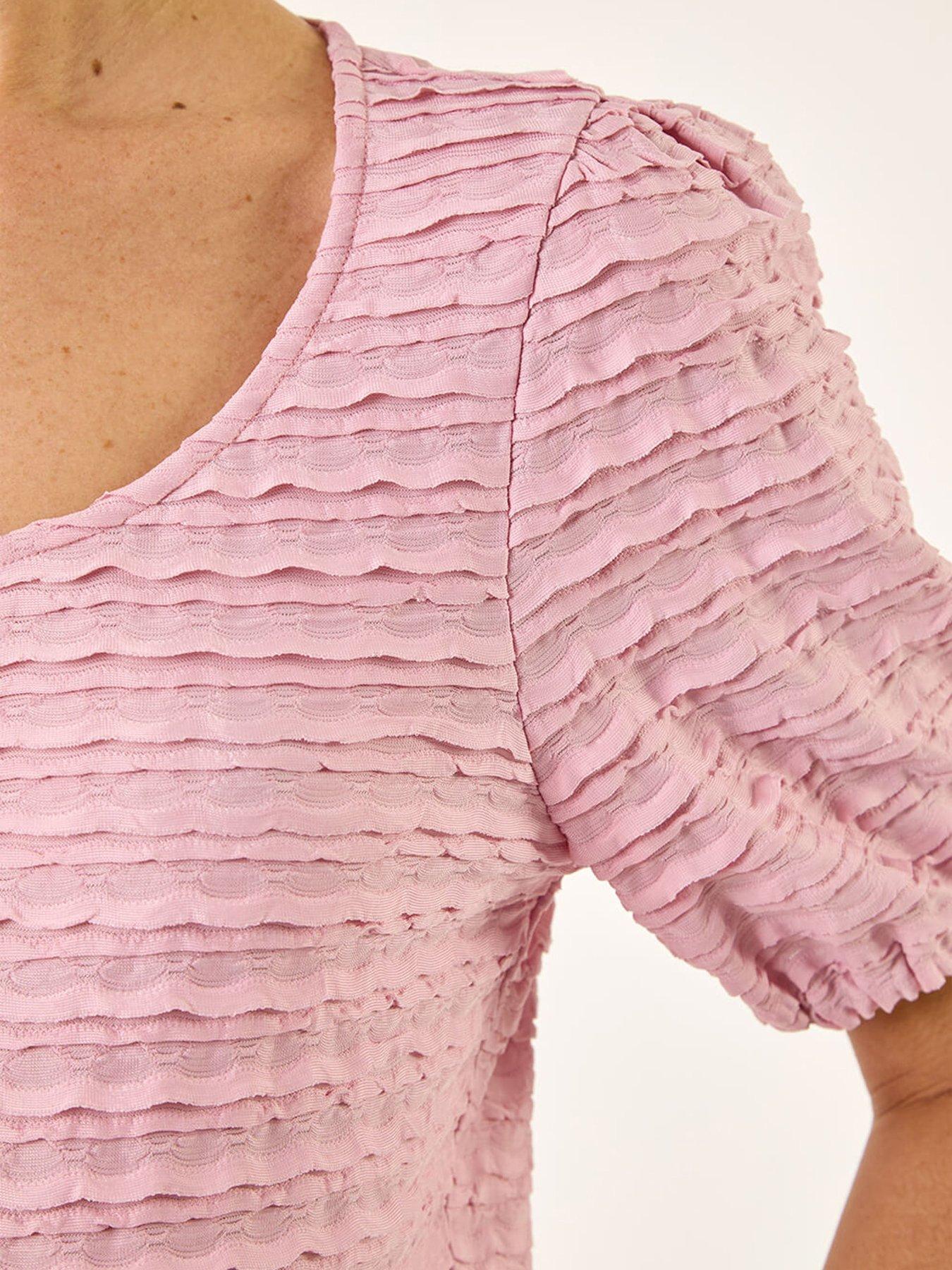 Image 5 of 5 of Roman Textured Jersey Stretch Top