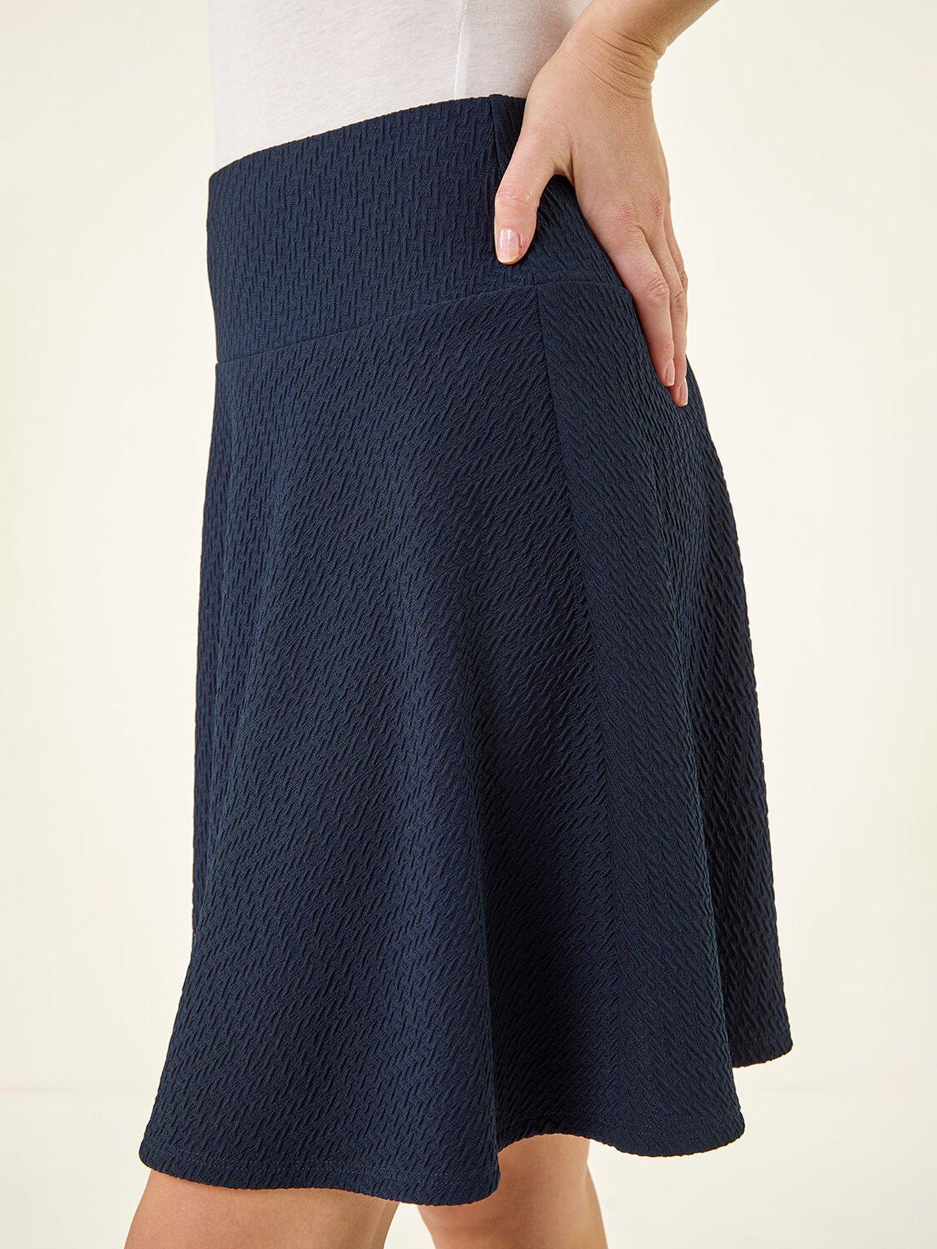 Image 5 of 5 of Roman Textured Skater Skirt