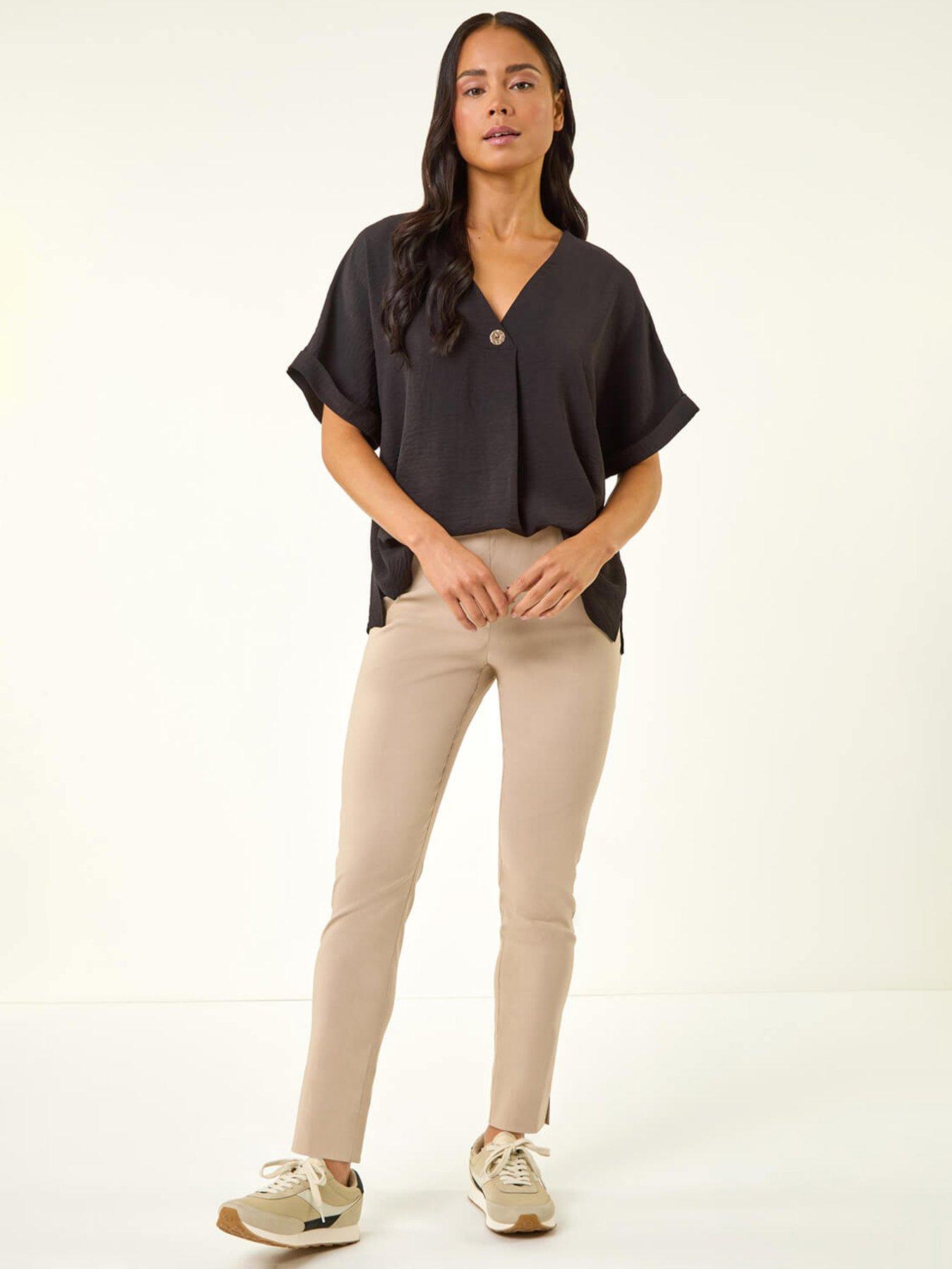 Image 1 of 5 of Roman Petite Bengaline Stretch Trouser