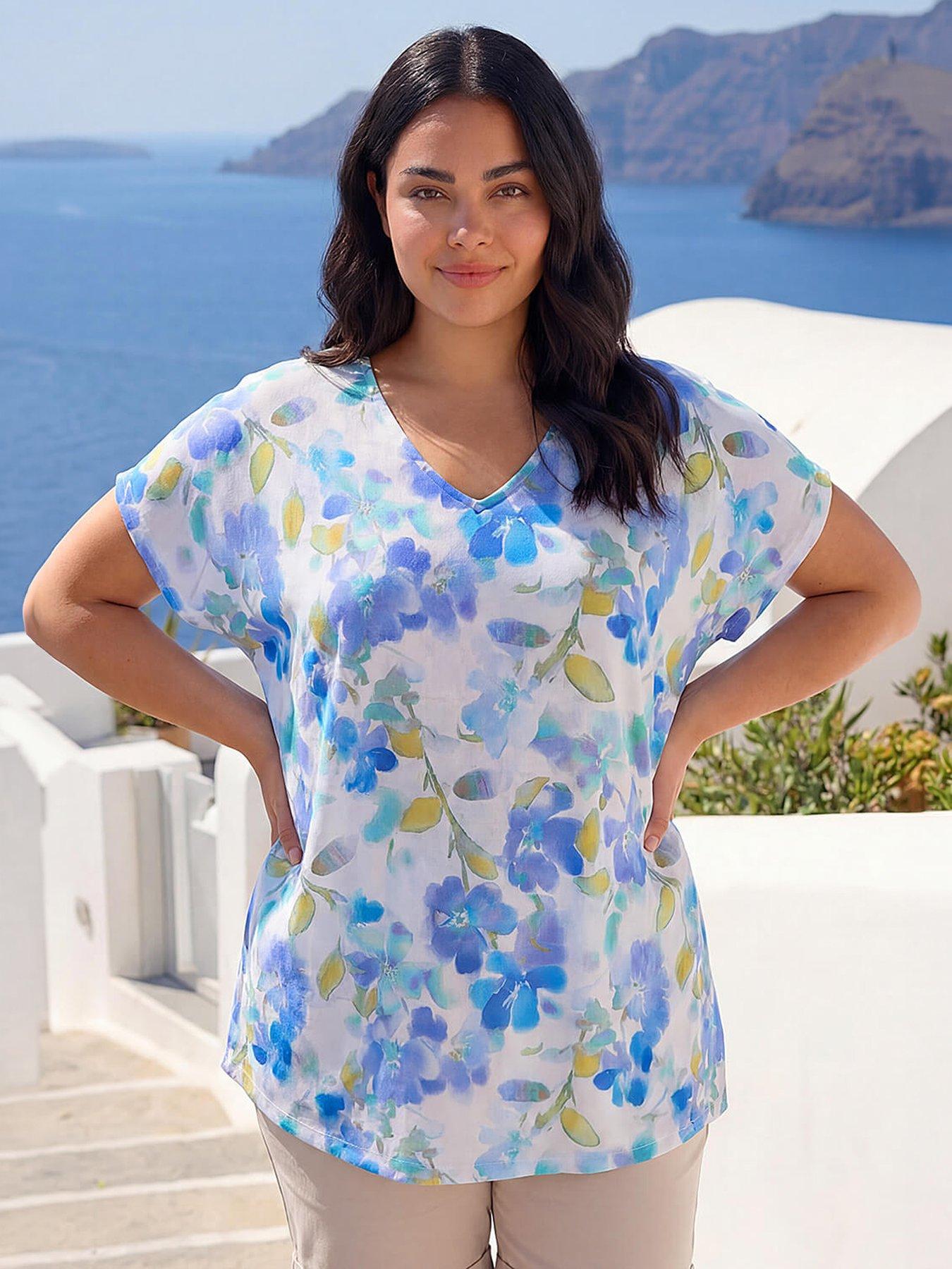 Image 4 of 4 of Roman Curve Digital Floral Tp