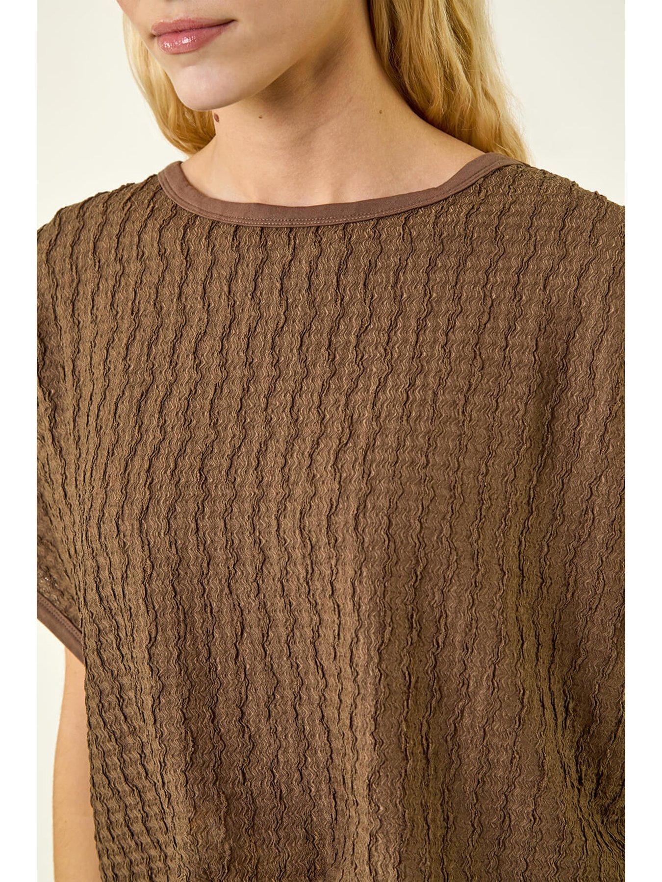  image of roman-textured-stretch-tunic-top