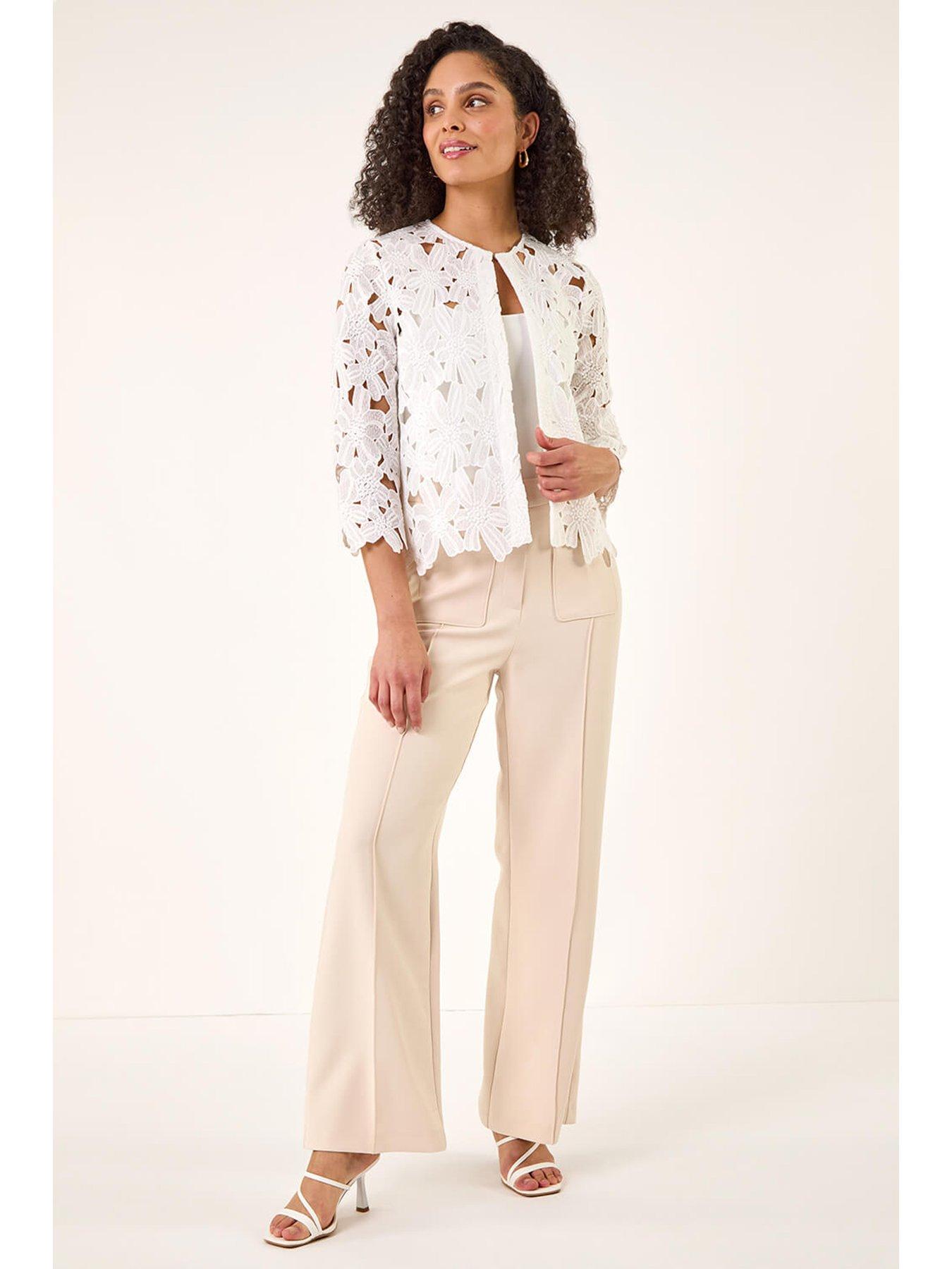 Image 3 of 5 of Roman Crochet Lace Jacket
