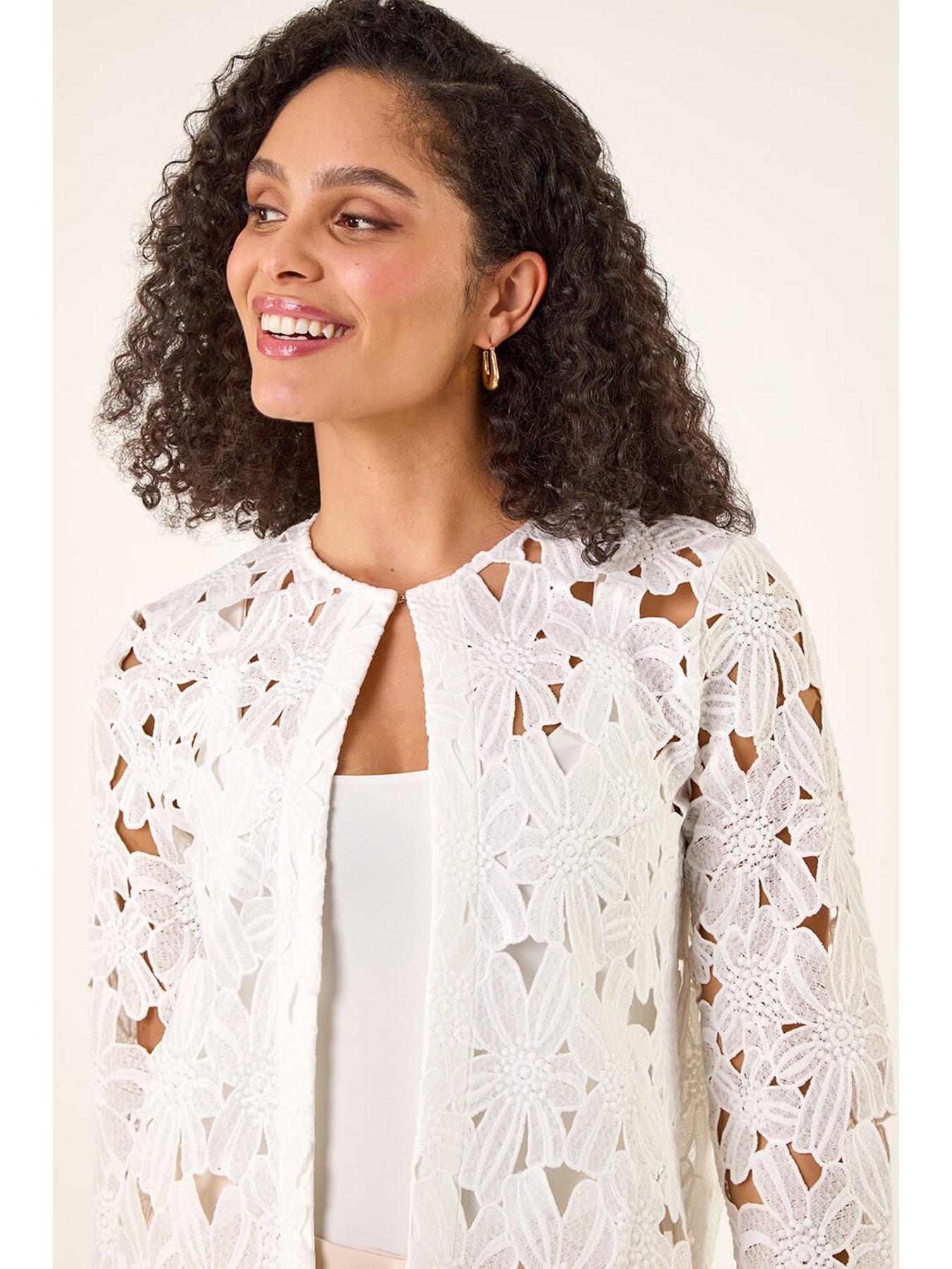 Image 4 of 5 of Roman Crochet Lace Jacket