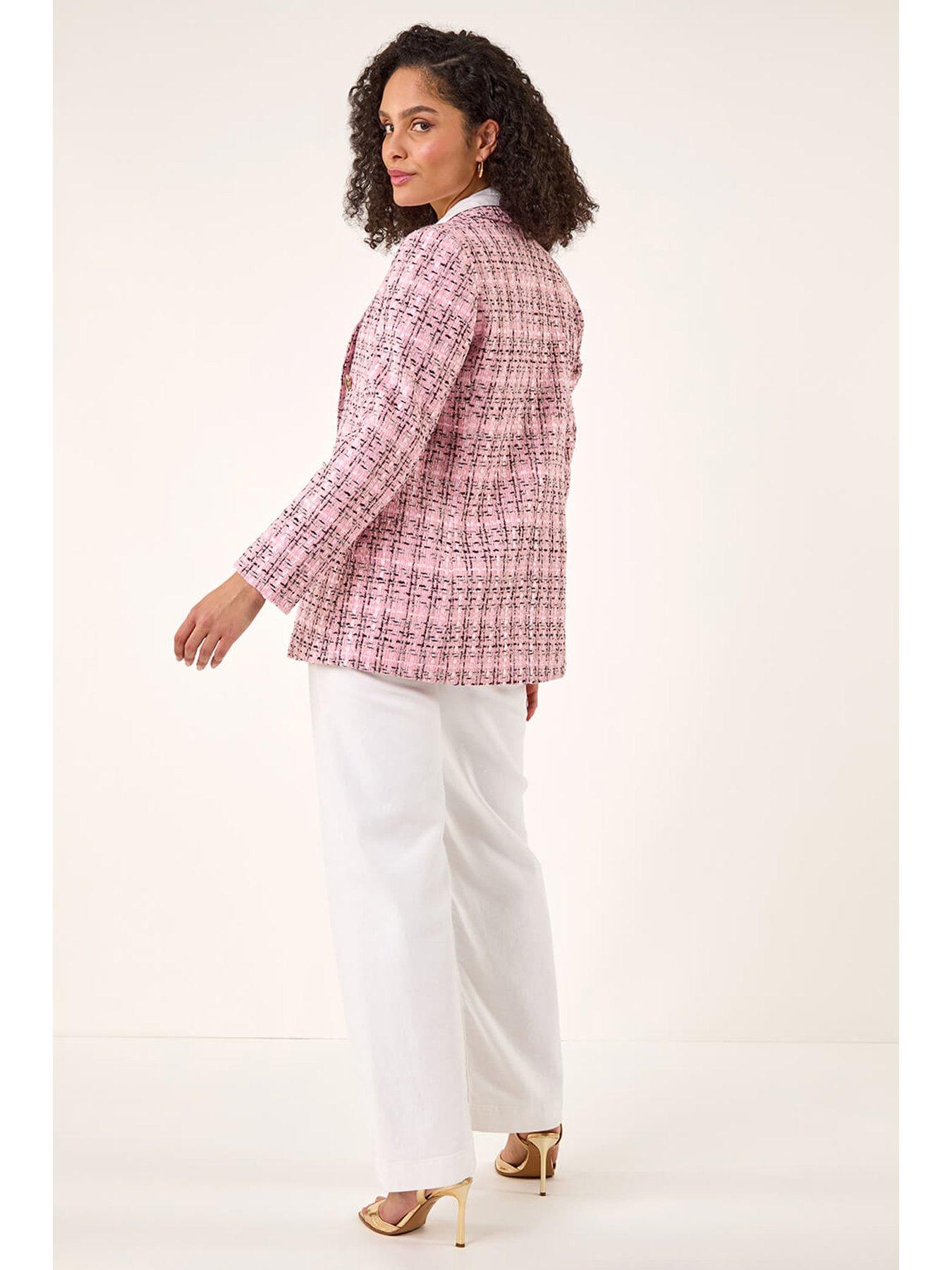 Image 2 of 5 of Roman Double Breasted Boucle Jacket