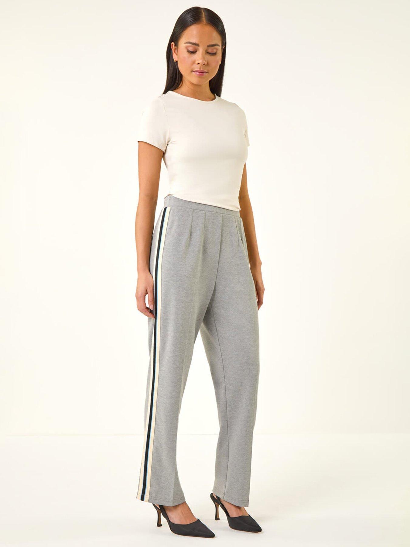  image of roman-petite-side-stripe-ponte-trouser