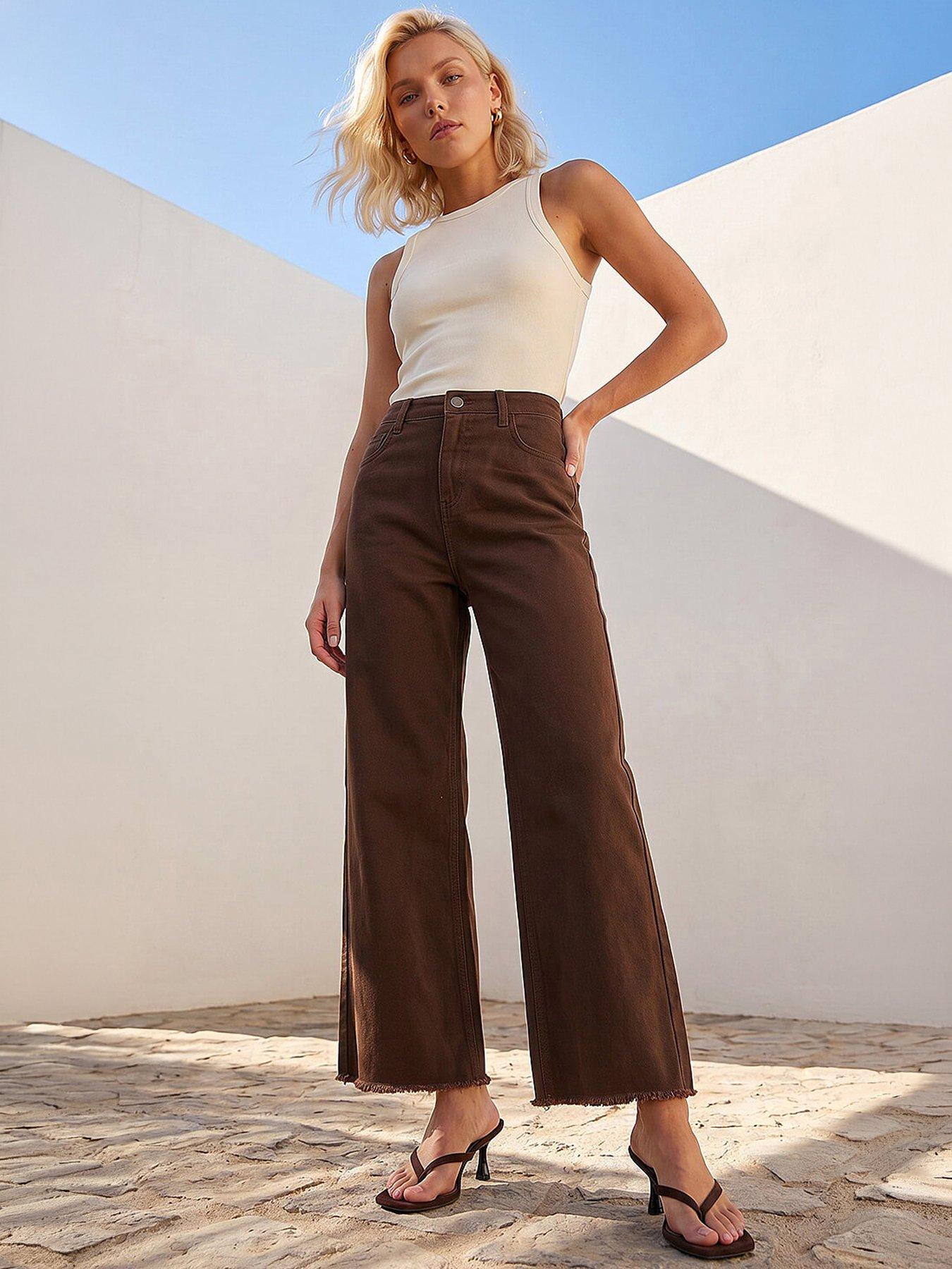 roman-petite-cotton-frayed-hem-trouser