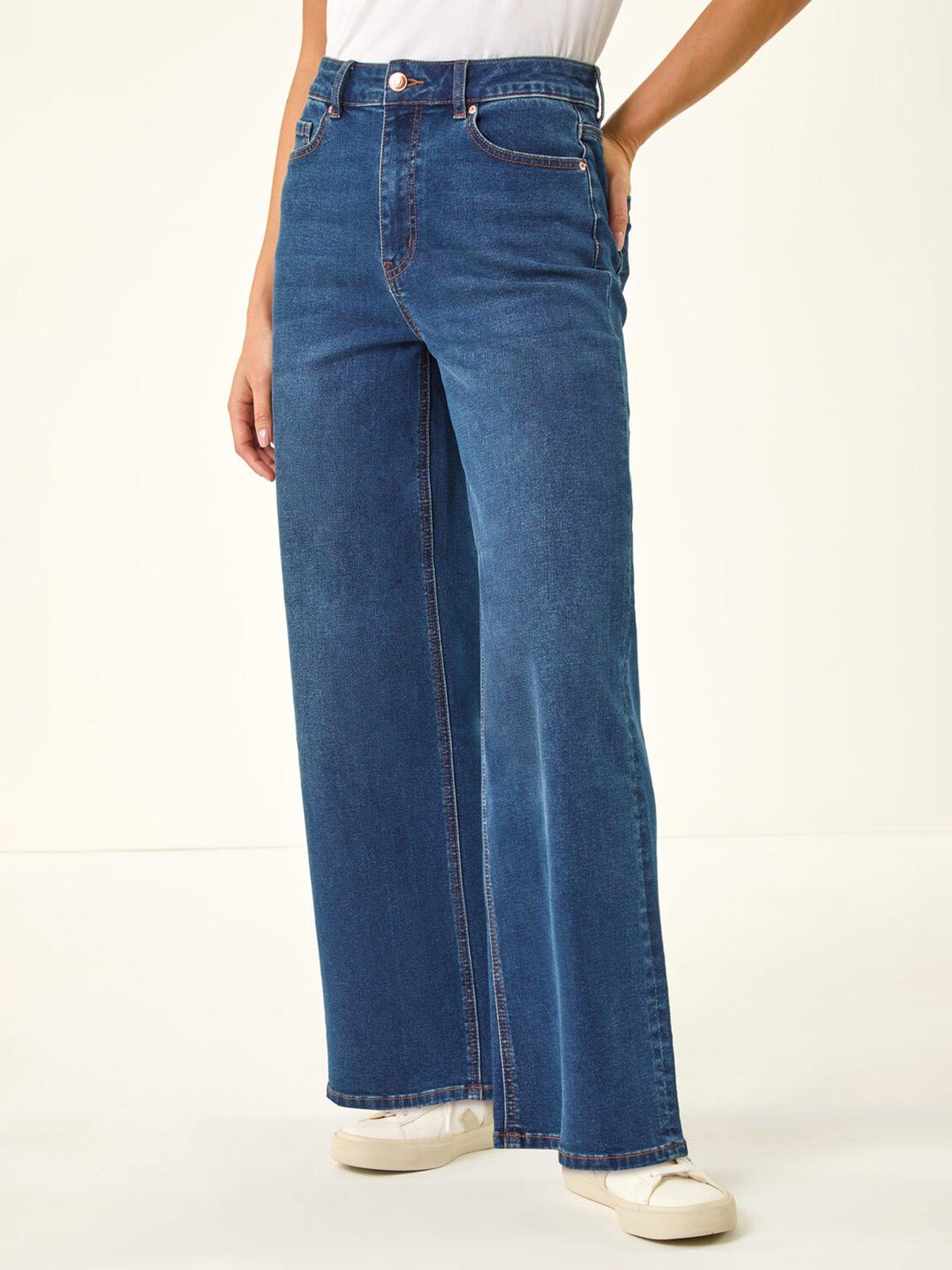 Roman Petite Wide Leg Jeans