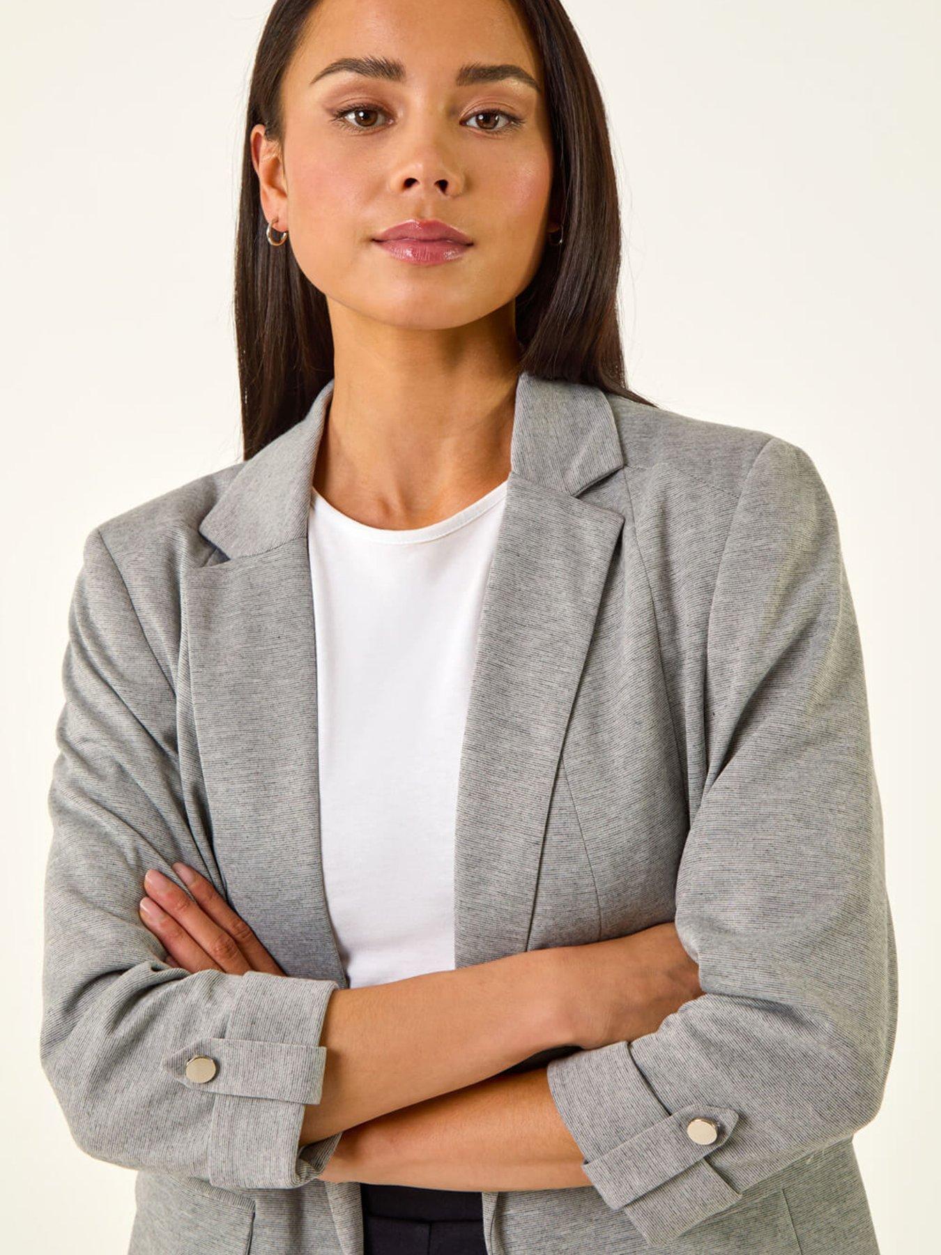  image of roman-petite-pocket-ponte-blazer