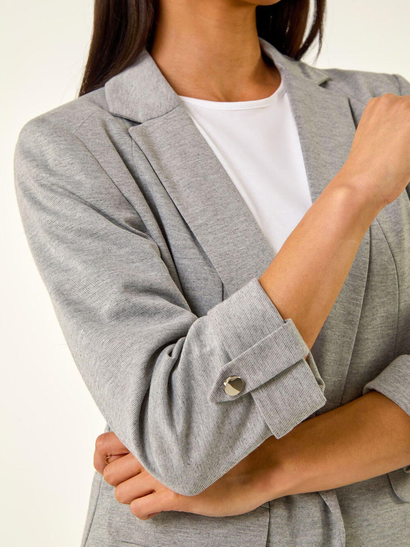  image of roman-petite-pocket-ponte-blazer