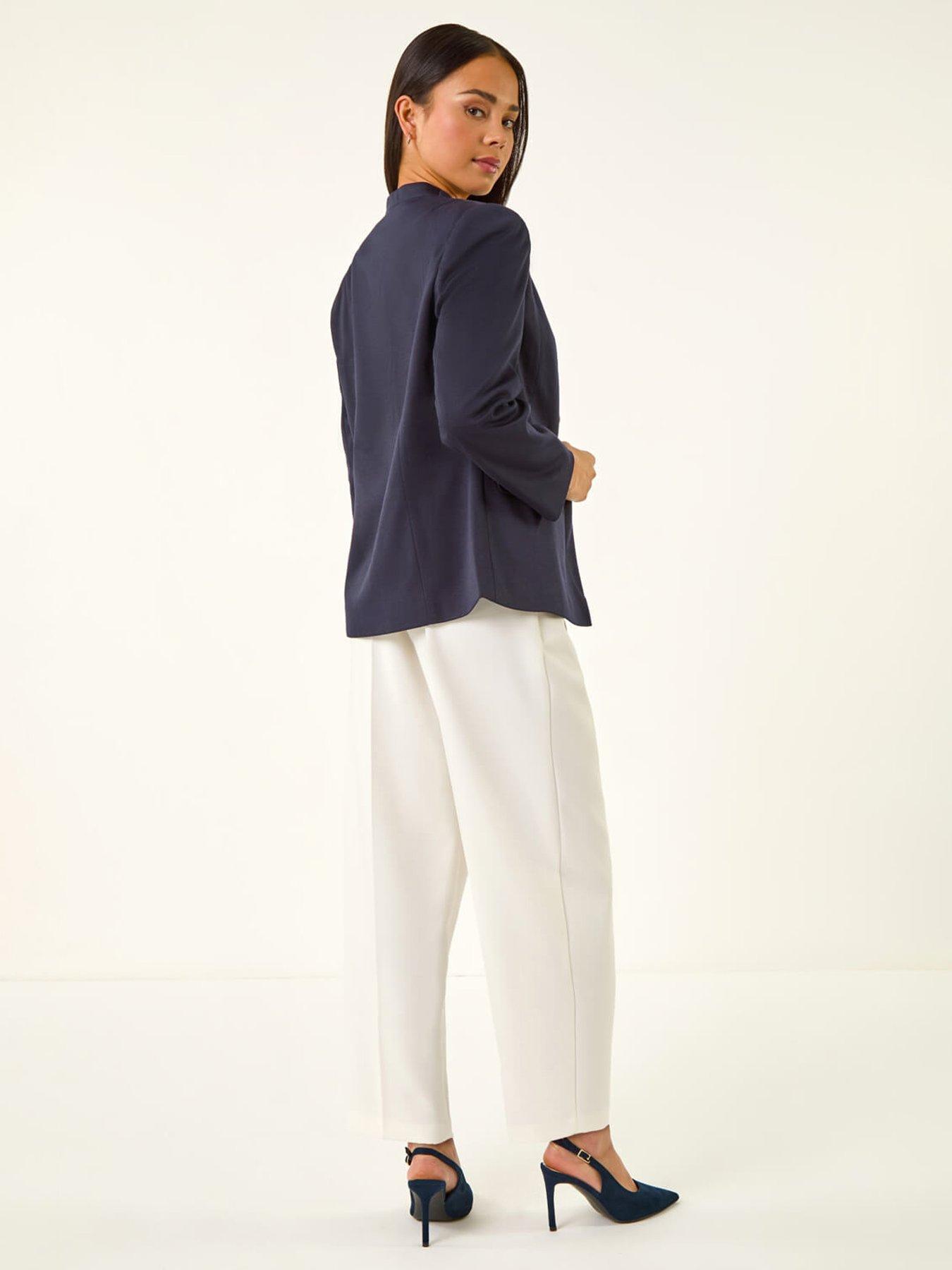  image of roman-petite-pocket-ponte-blazer