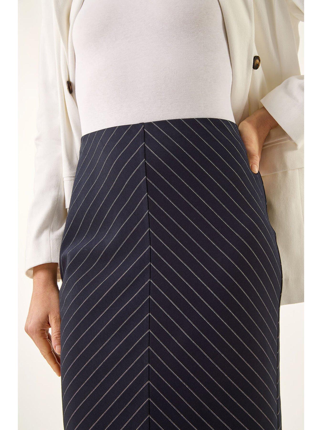Image 5 of 5 of Roman Chevron Pencil Skirt
