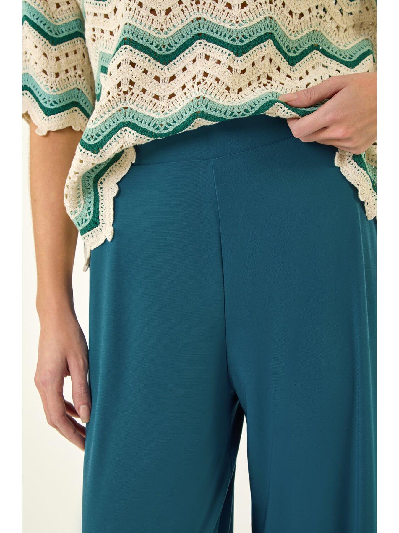 Image 5 of 5 of Roman Wide Leg Stretch Trousers