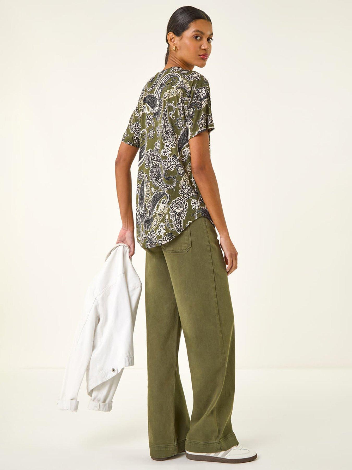  image of roman-paisley-print-zip-front-top