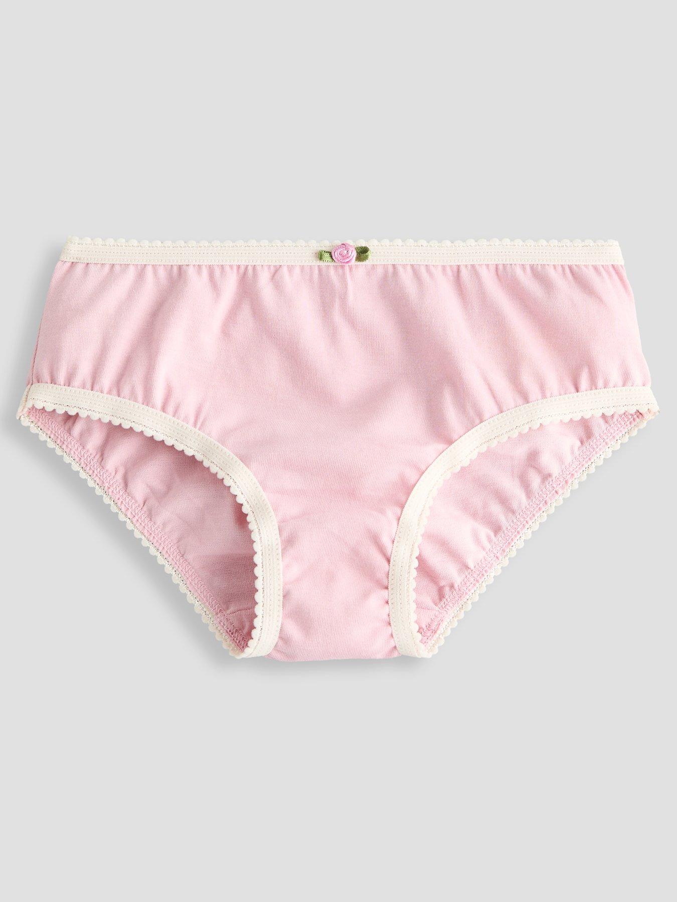 Image 2 of 4 of The Very Collection Girls' 7 Pack Rosetta Briefs - Pink