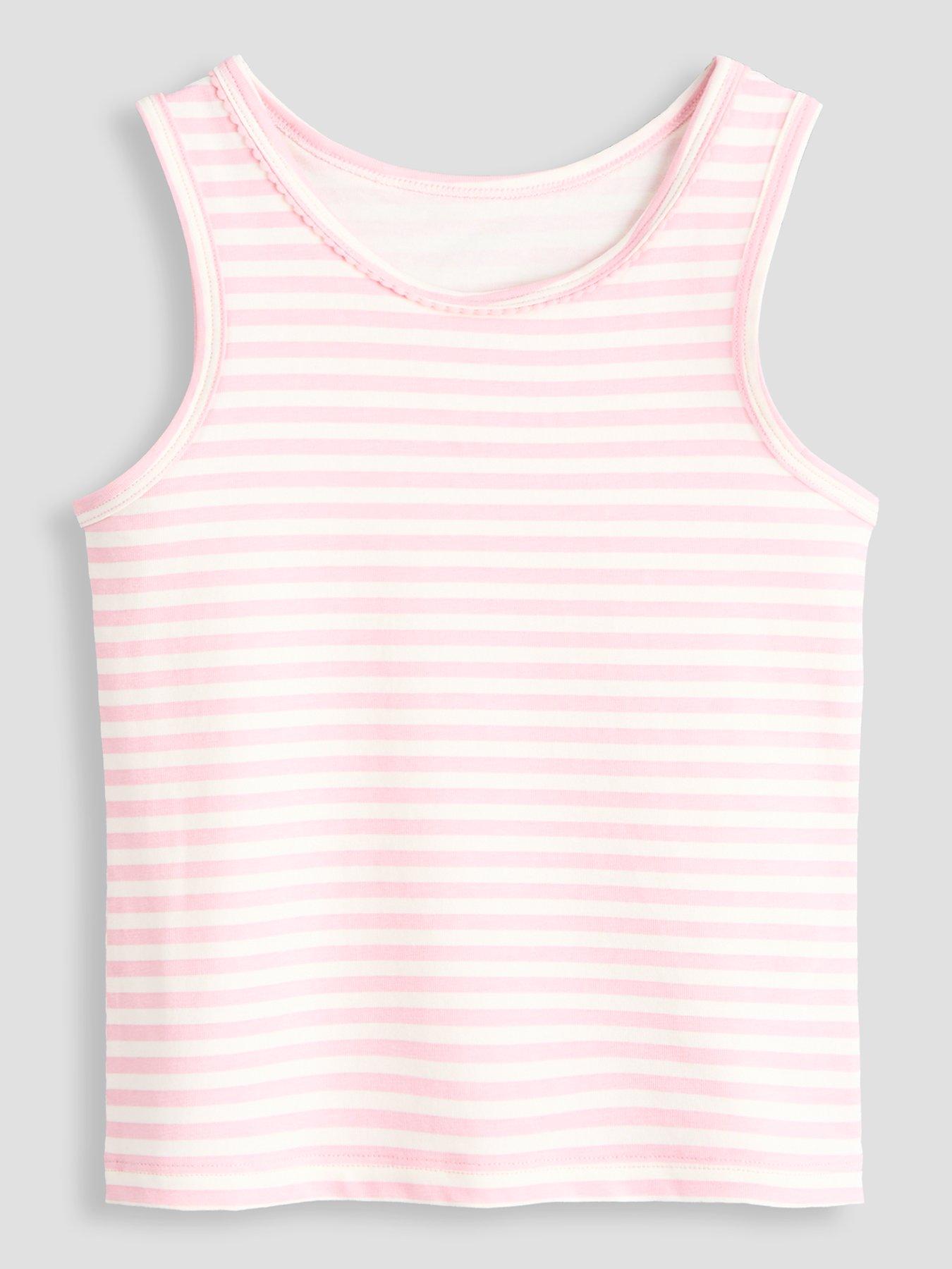 Image 2 of 5 of The Very Collection Girls' 3 Pack Rosetta Vest - Pink