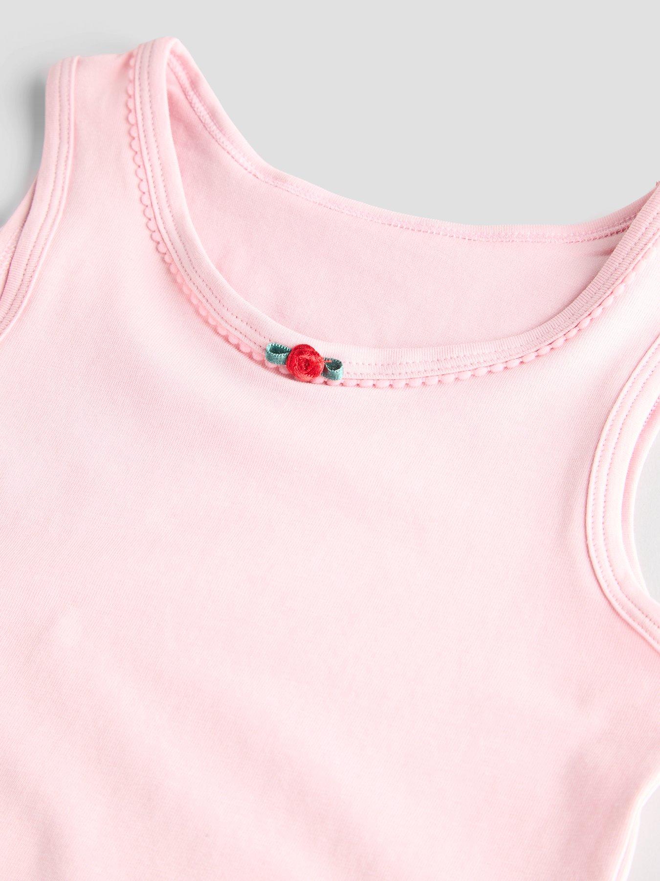 Image 5 of 5 of The Very Collection Girls' 3 Pack Rosetta Vest - Pink