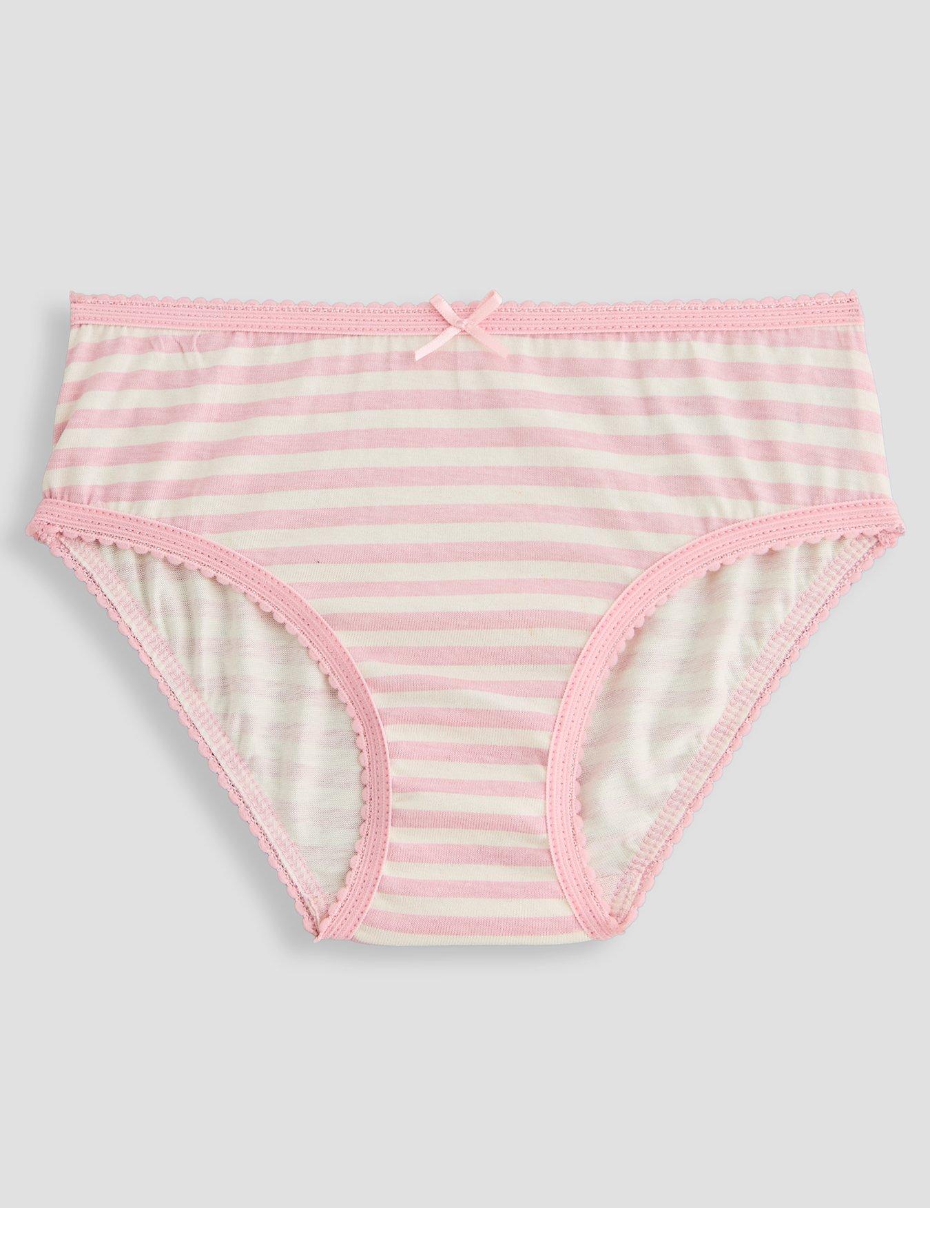 Image 3 of 5 of The Very Collection Girls' 10 Pack Floral Briefs - Pink/Multi