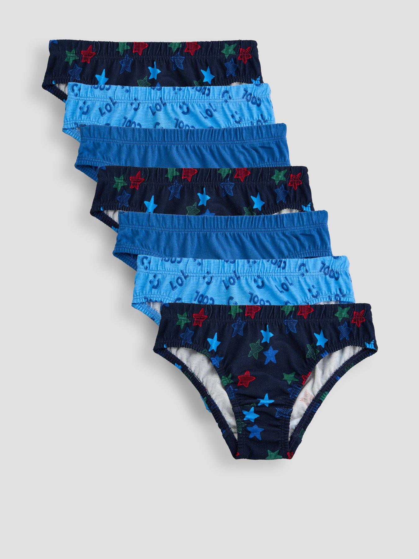 The Very Collection Toddler Boys' 7 Pack Stars Briefs (18 months - 7 years) - Blue