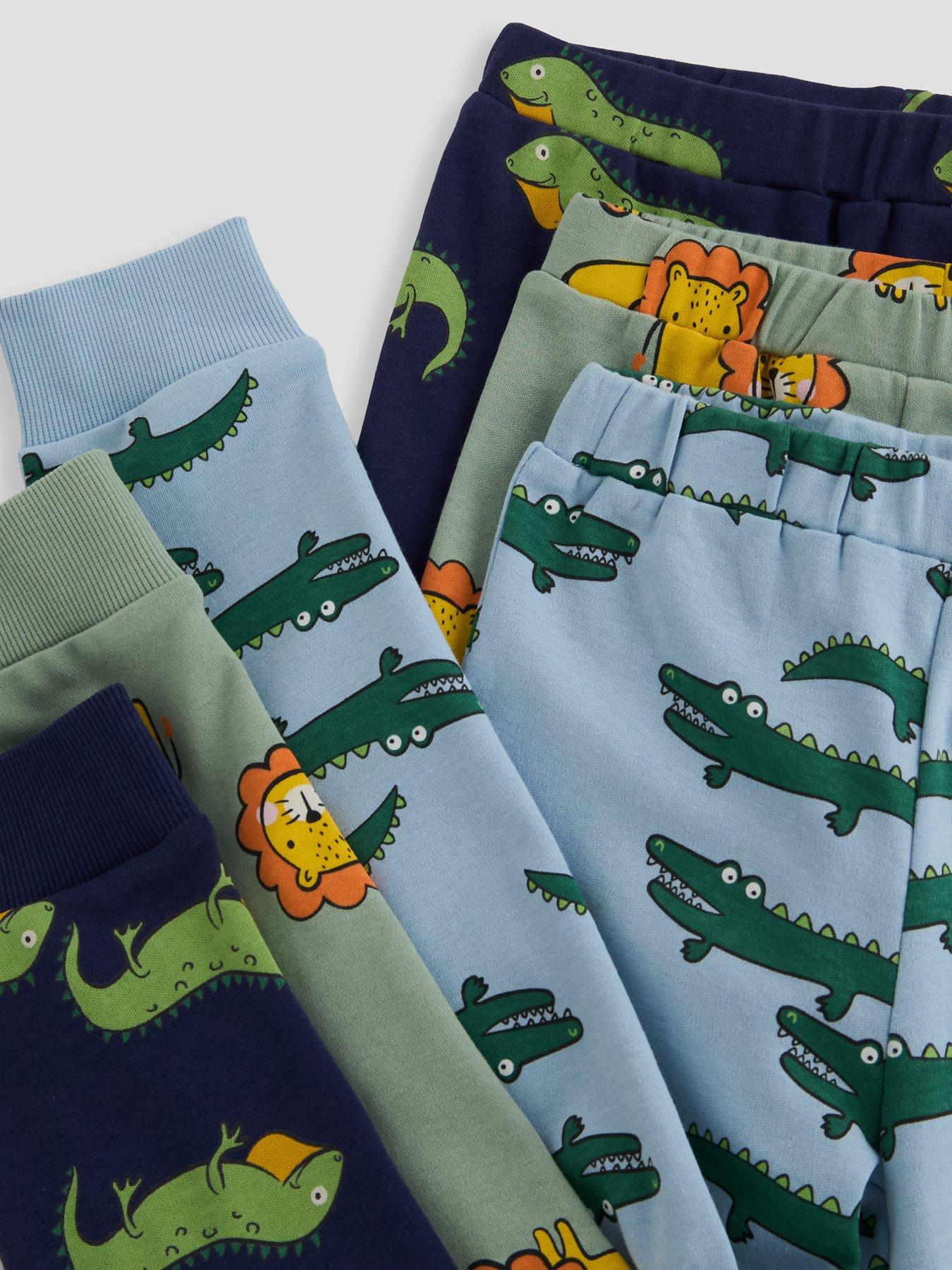 Image 4 of 5 of The Very Collection 3 Pack Safari Print Long Sleeve Pyjamas - Multi