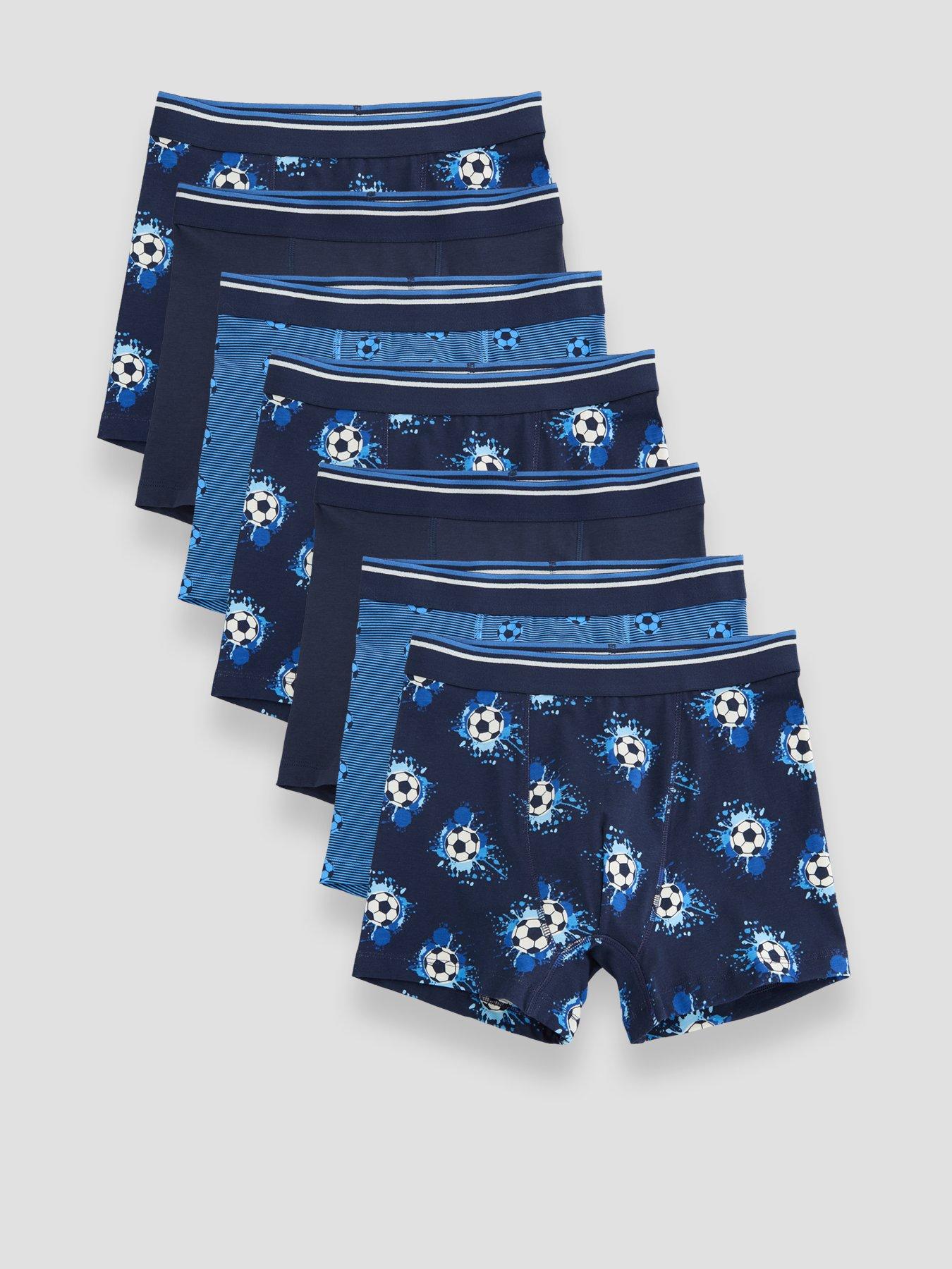 The Very Collection 7 Pack Football Briefs - Navy