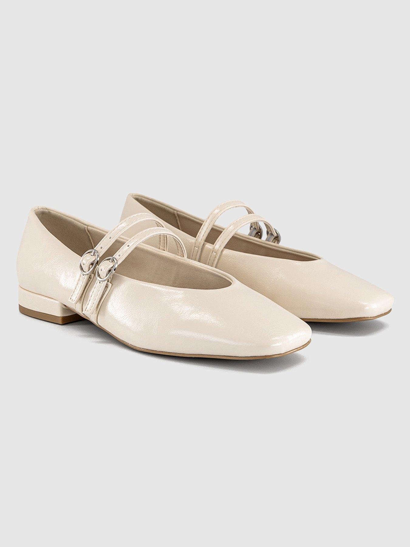 Image 3 of 4 of OFFICE Francisco - Double Strap Mary Jane - Off White