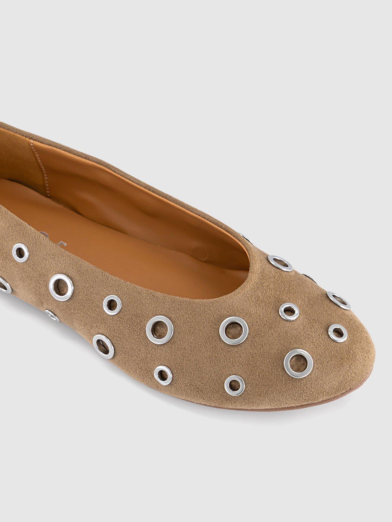  image of office-forever-rivet-hardware-ballerina-brown