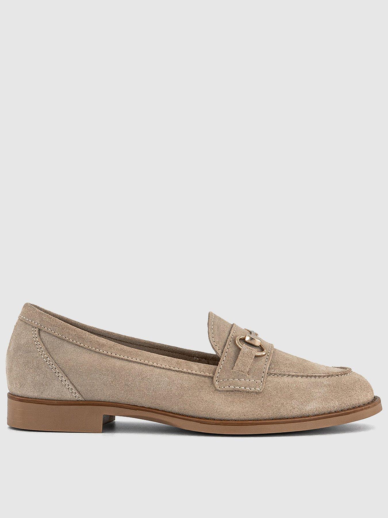 office-fountain-snaffle-loafer-beige-suede