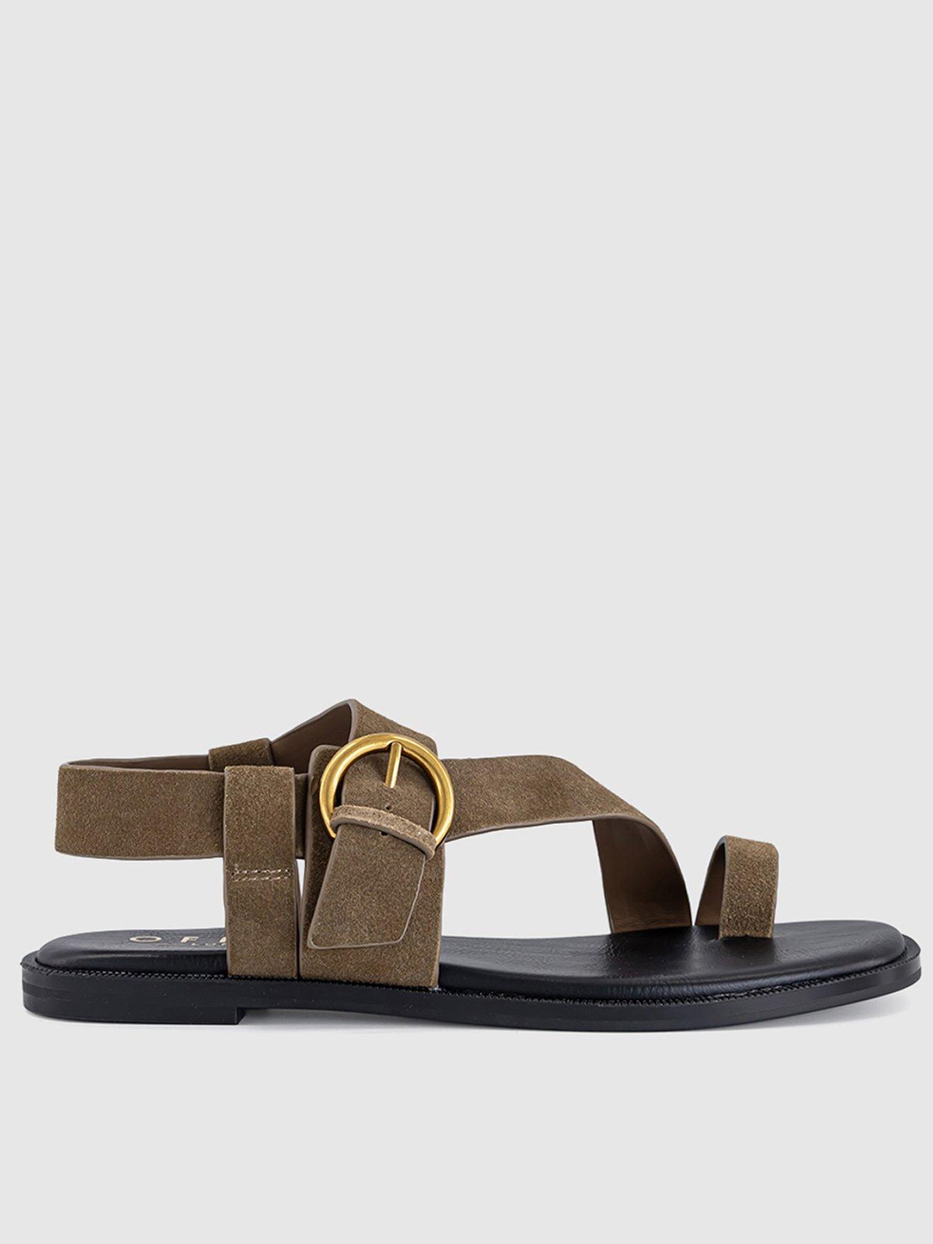 OFFICE Suede Sandal - Brown Suede