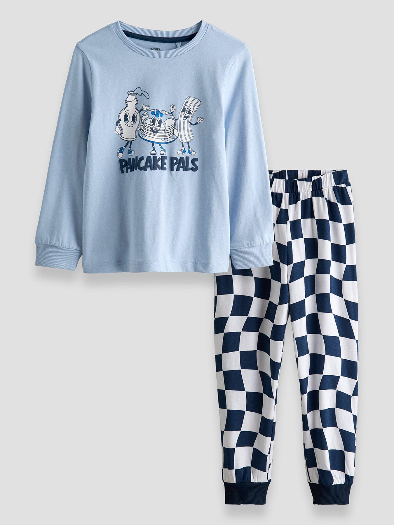 Image 1 of 5 of The Very Collection Pancake Pals Single Pyjama Set (9 months - 7 years) - Multi