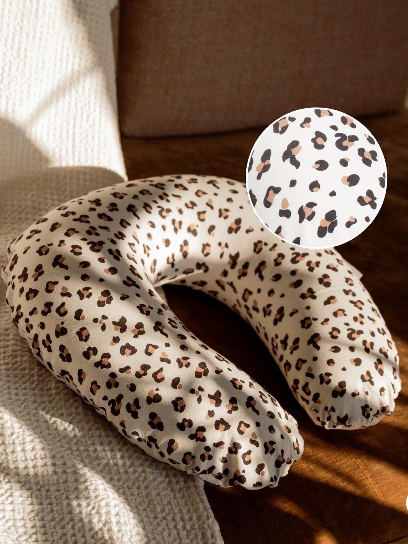 Babymoov Doomoo Softy Feeding  &  Nursing Pillow - Leopard Cream