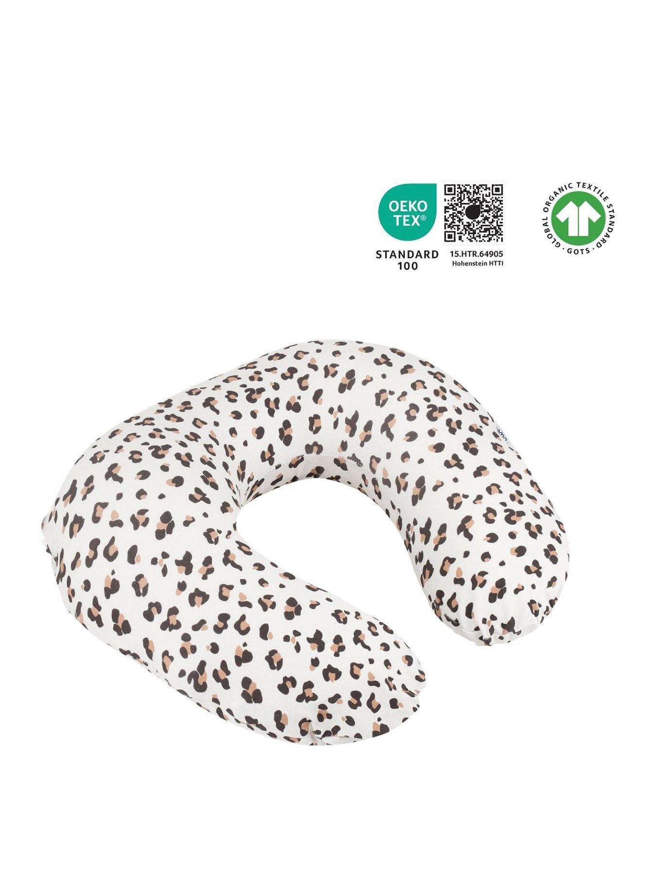 Image 2 of 7 of Babymoov Doomoo Softy Feeding &amp; Nursing Pillow - Leopard Cream