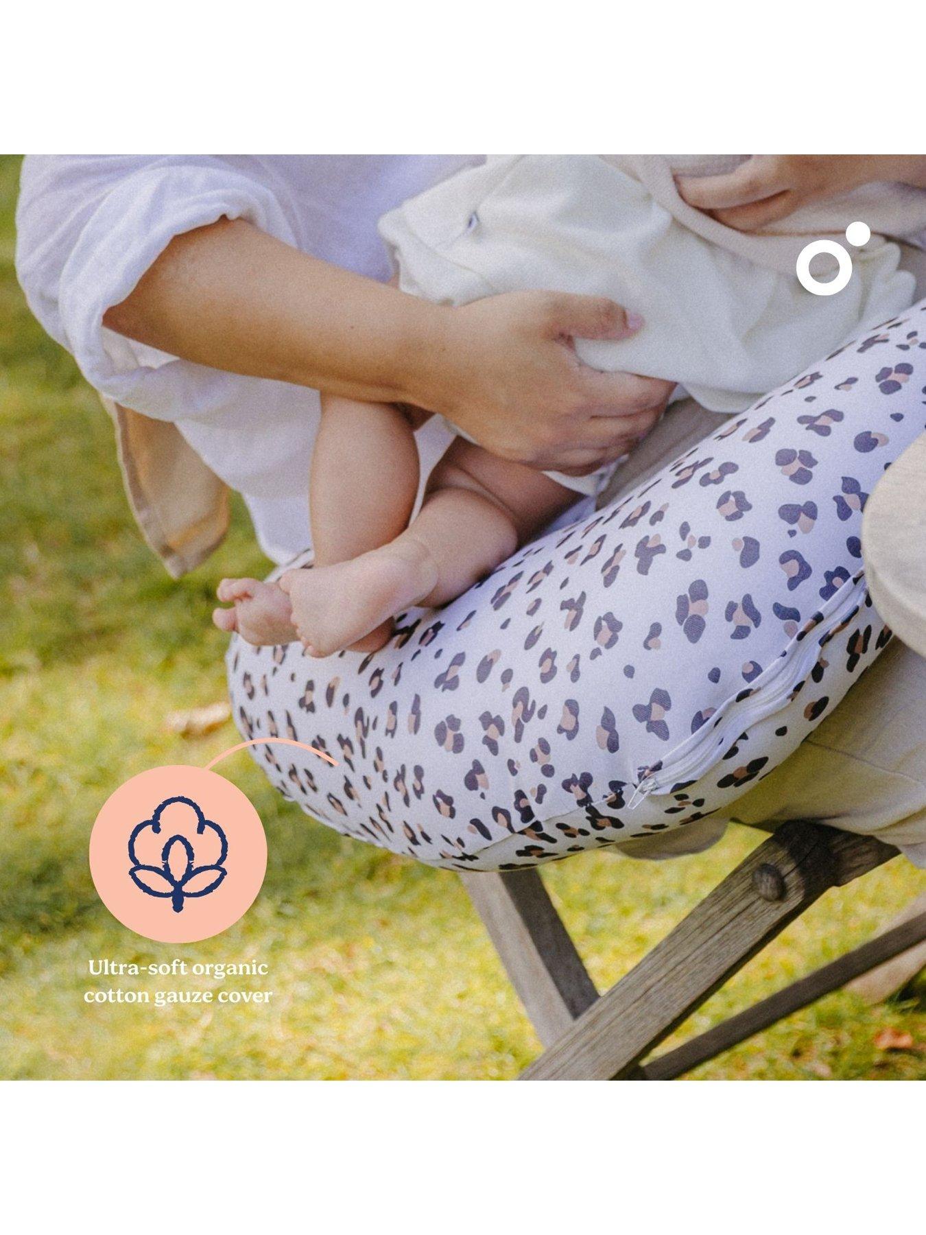 Image 3 of 7 of Babymoov Doomoo Softy Feeding &amp; Nursing Pillow - Leopard Cream