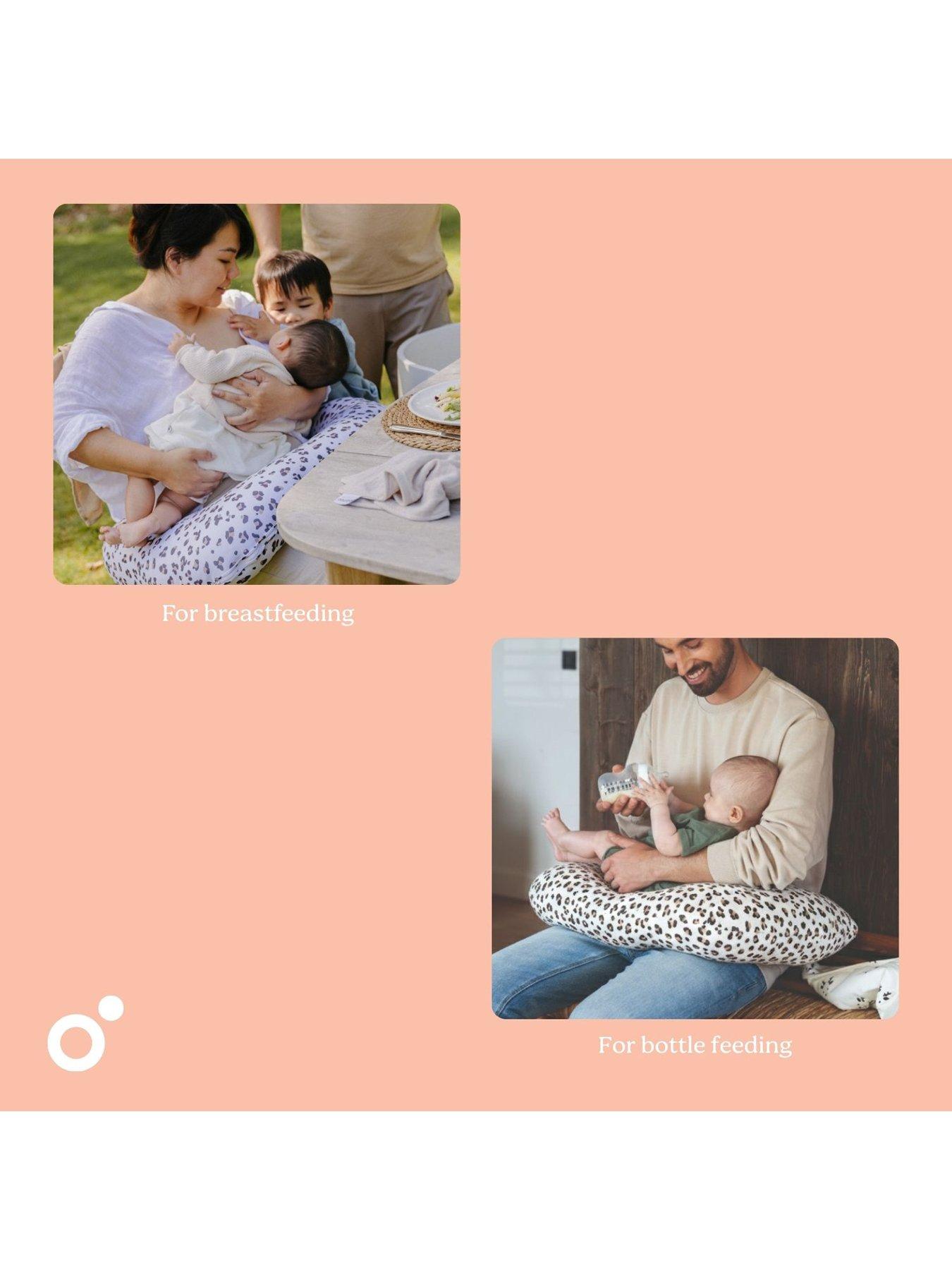Image 4 of 7 of Babymoov Doomoo Softy Feeding &amp; Nursing Pillow - Leopard Cream