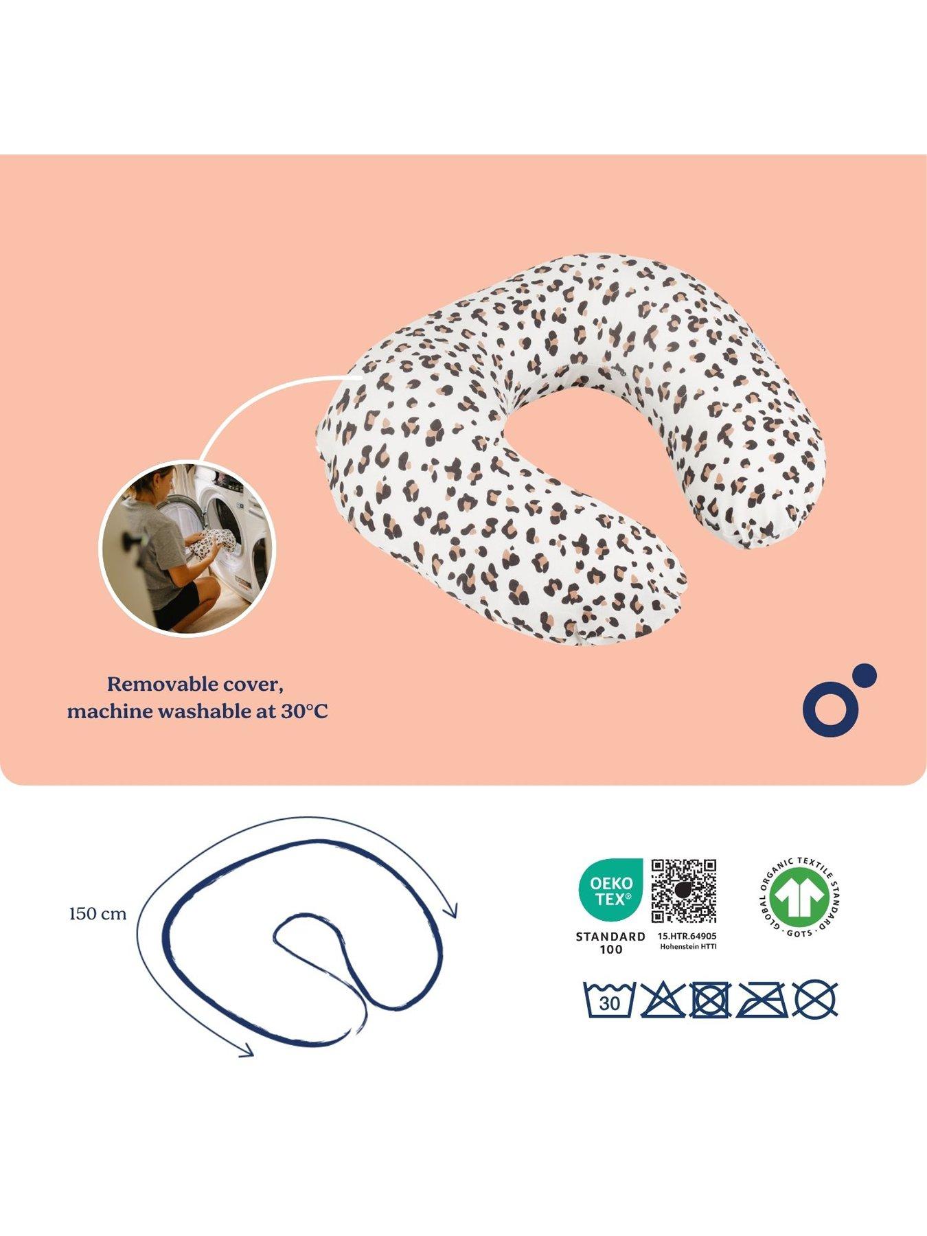 Image 6 of 7 of Babymoov Doomoo Softy Feeding &amp; Nursing Pillow - Leopard Cream