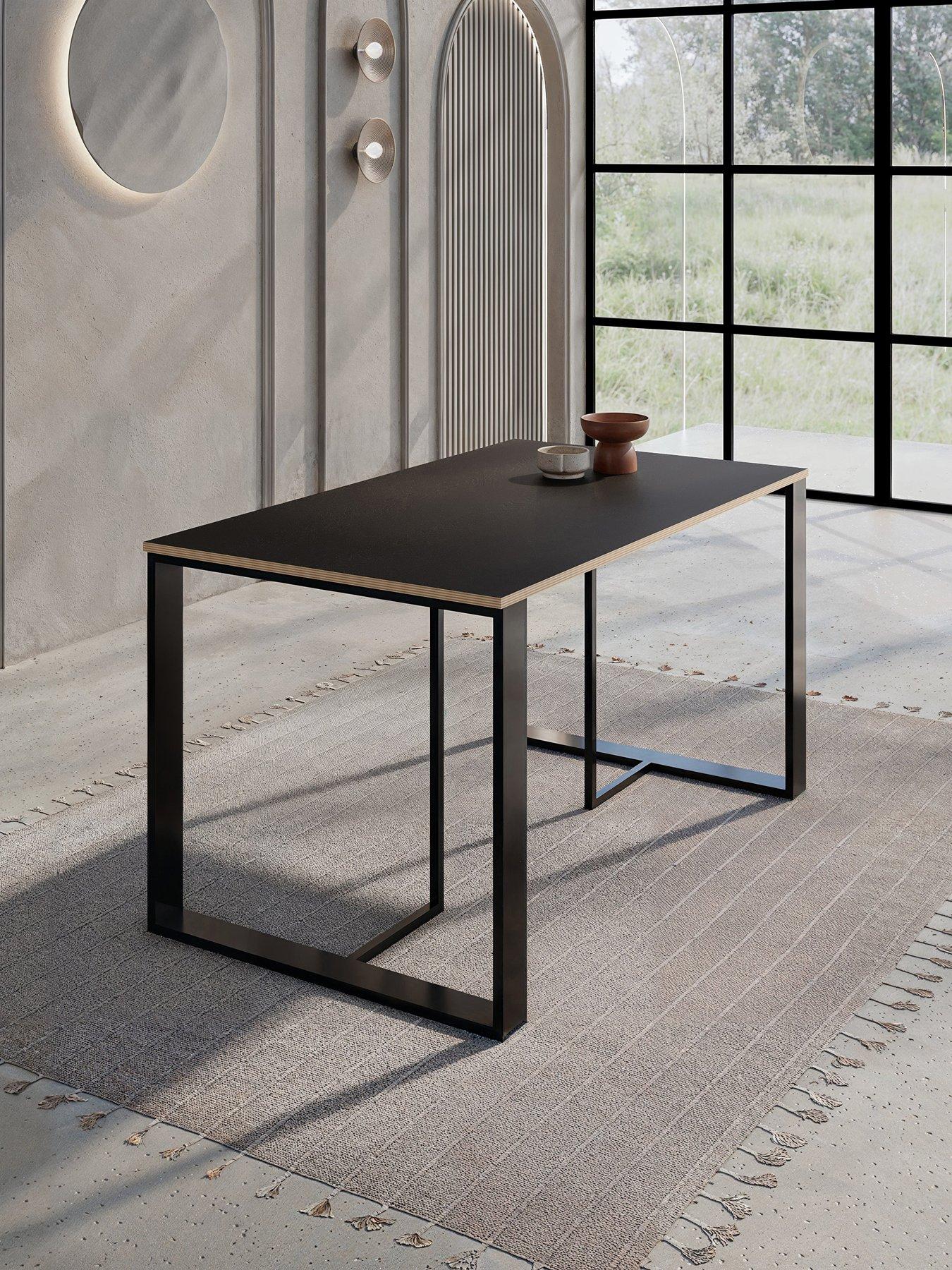  image of decortie-lenora-dining-table-black