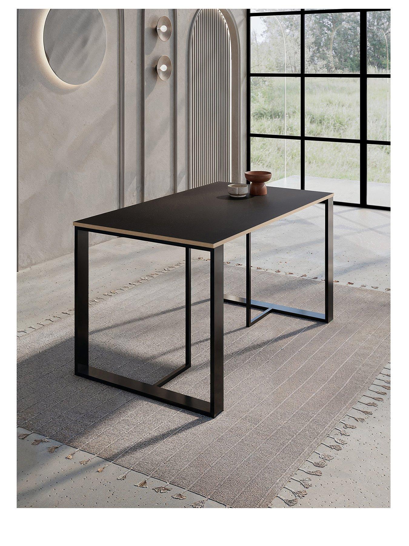 stillFront image of decortie-lenora-dining-table-black