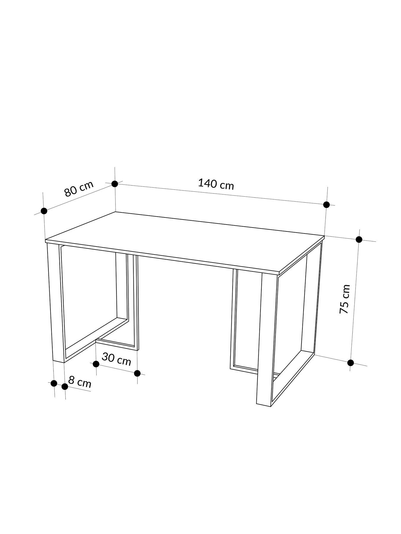 Decortie Lenora Dining Table - Oak | Littlewoods