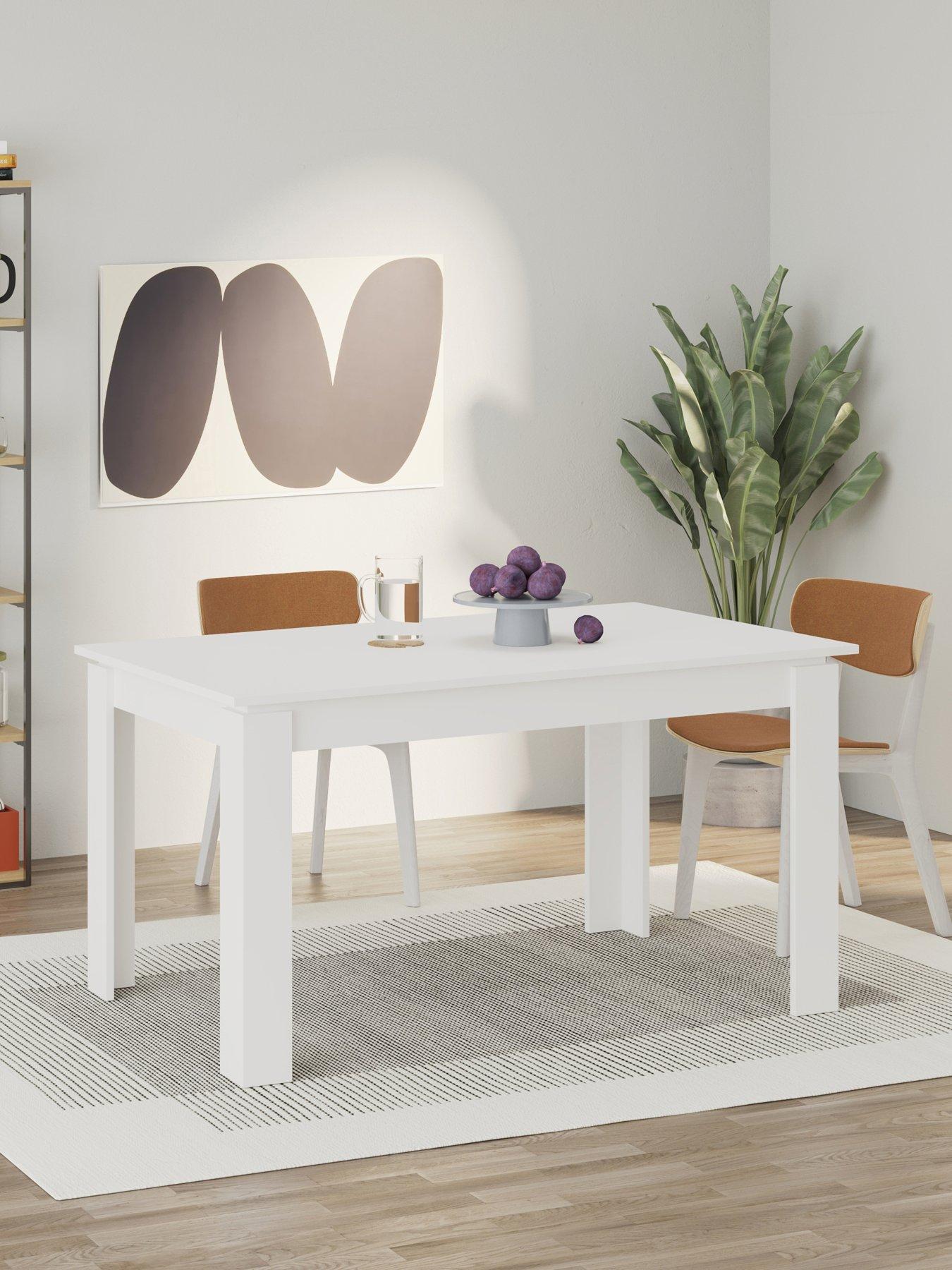 front image of decortie-tolmen-dining-table-white