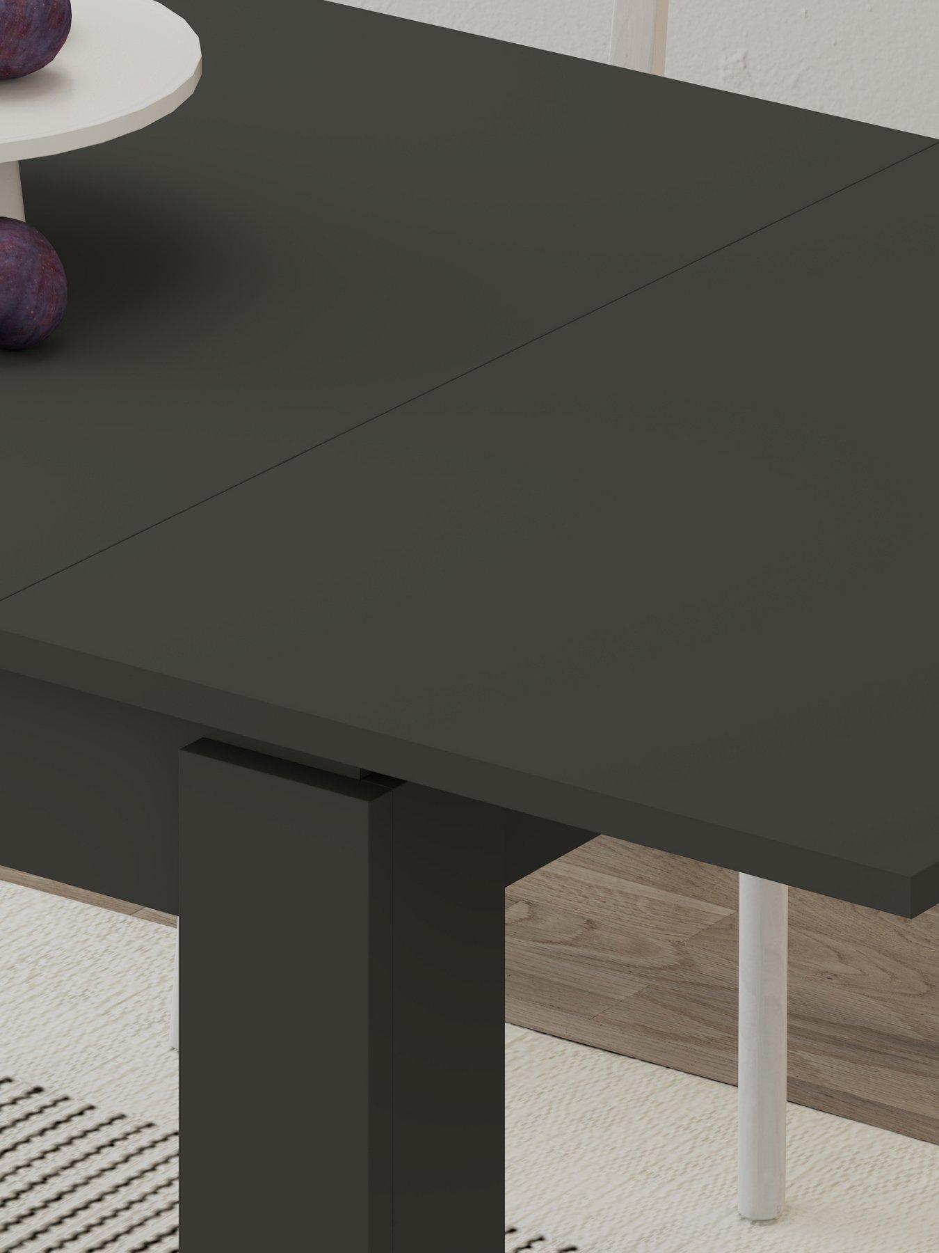  image of decortie-tolmen-dining-table--anthracite