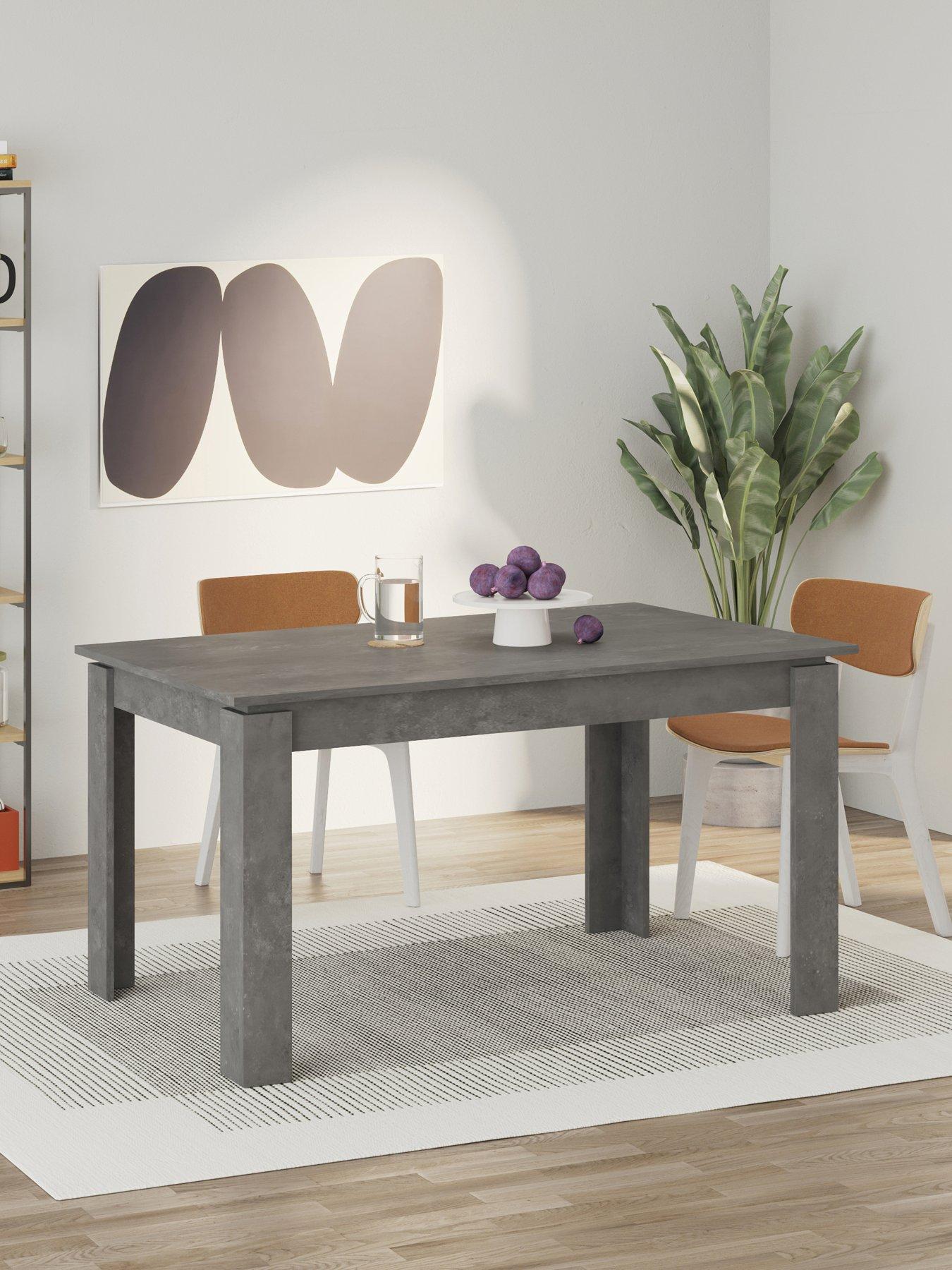  image of decortie-tolmen-dining-table-light-grey