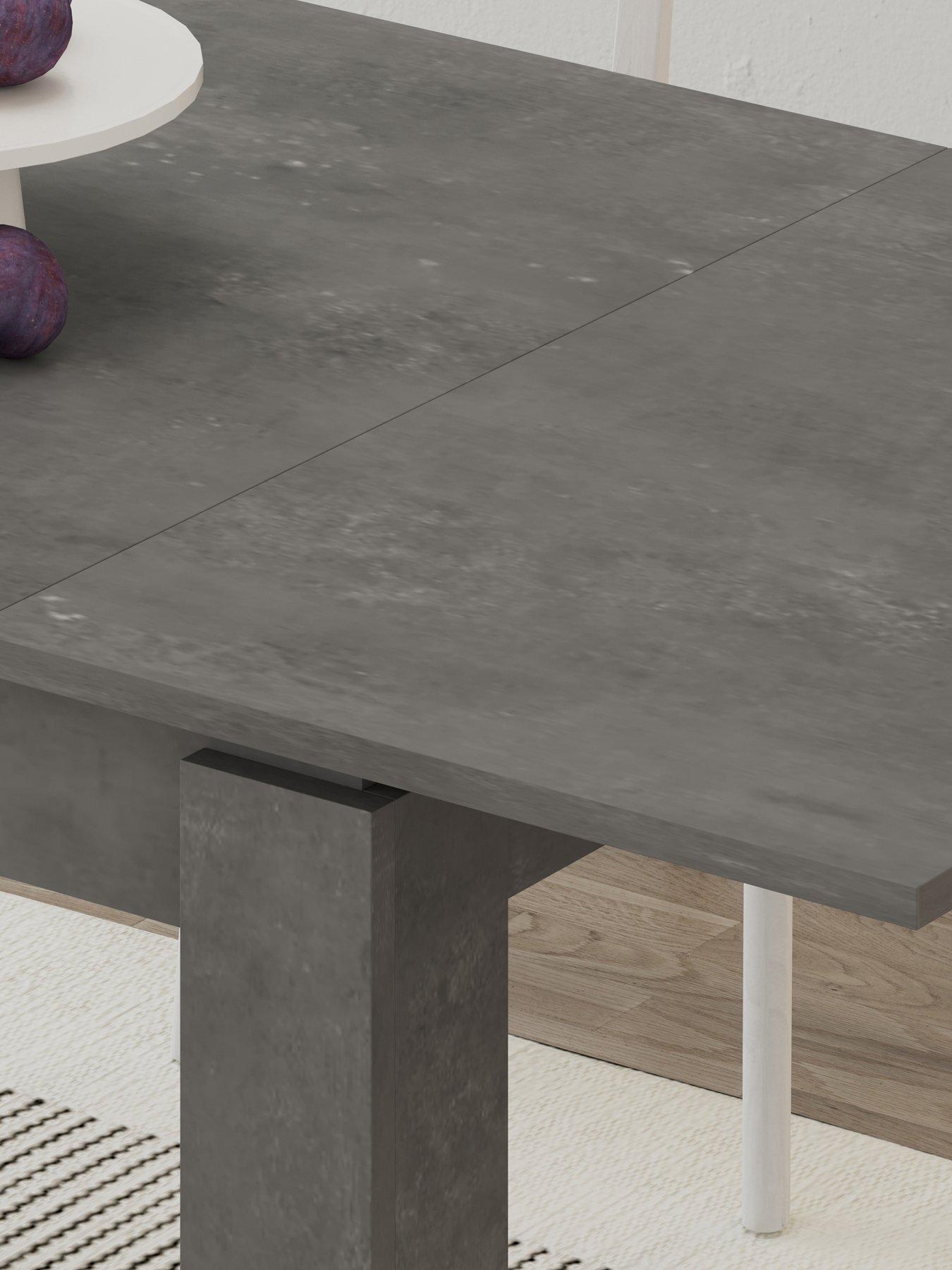  image of decortie-tolmen-dining-table-light-grey