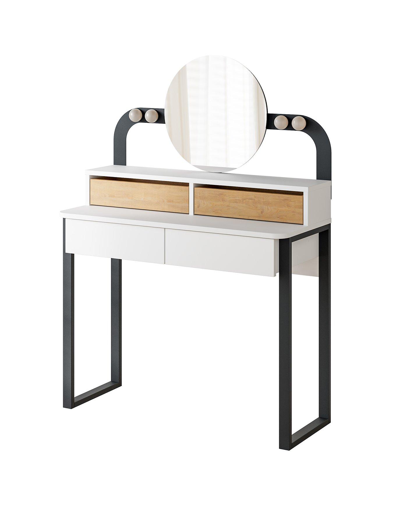  image of decortie-lora-dressing-table-white-oak