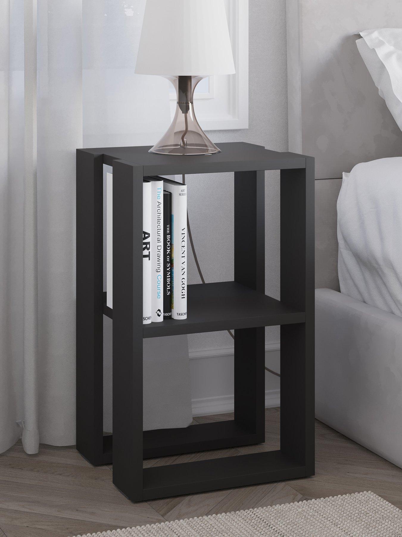 Decortie Lonie Bedside Table - Anthracite