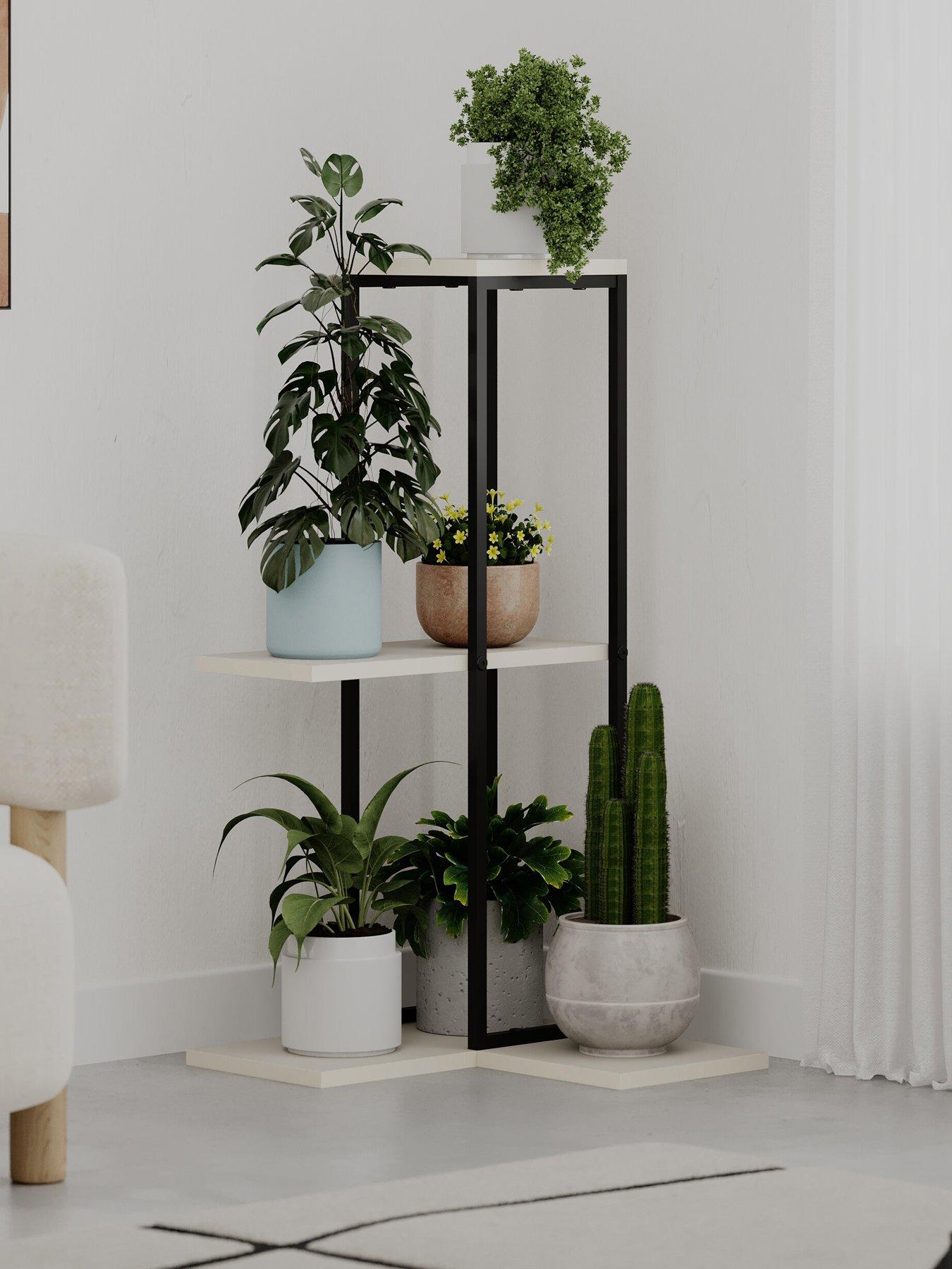 front image of decortie-vetra-plantstand-sandstone