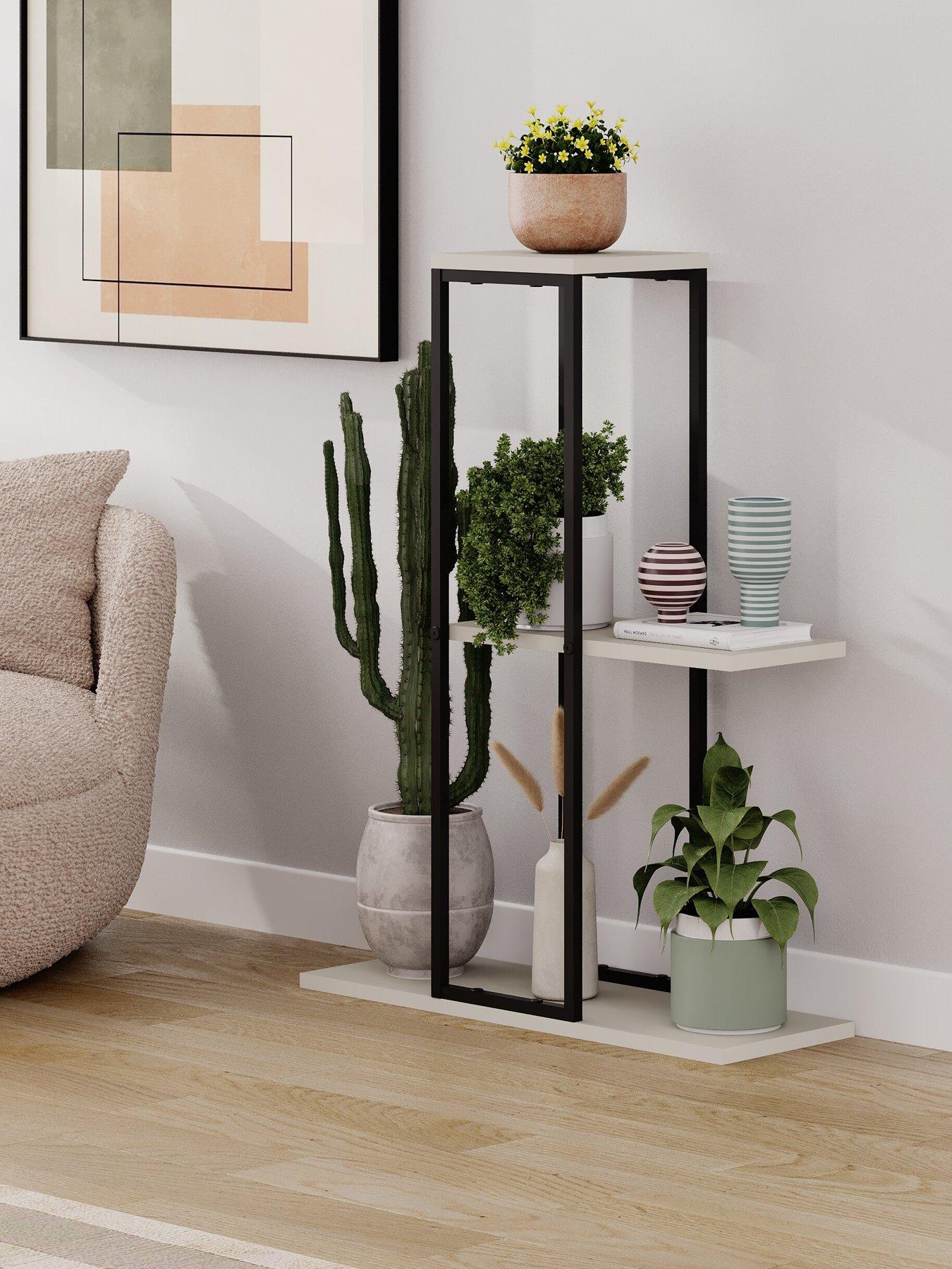 Image 3 of 6 of Decortie Vetra Plant Stand - Sandstone