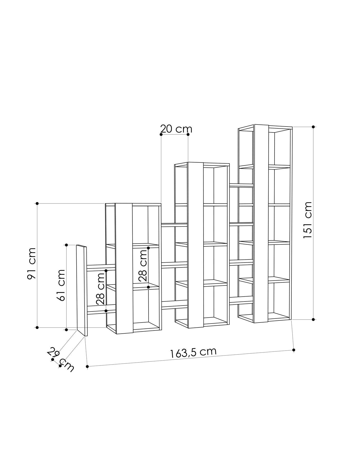 Image 3 of 4 of Decortie Lift Bookcase Units