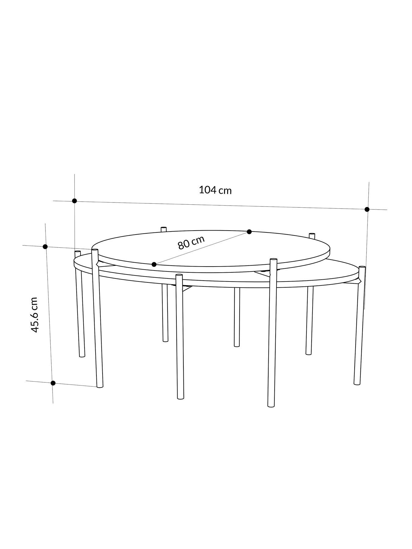  image of decortie-odelia-coffee-table-set-oakmocha